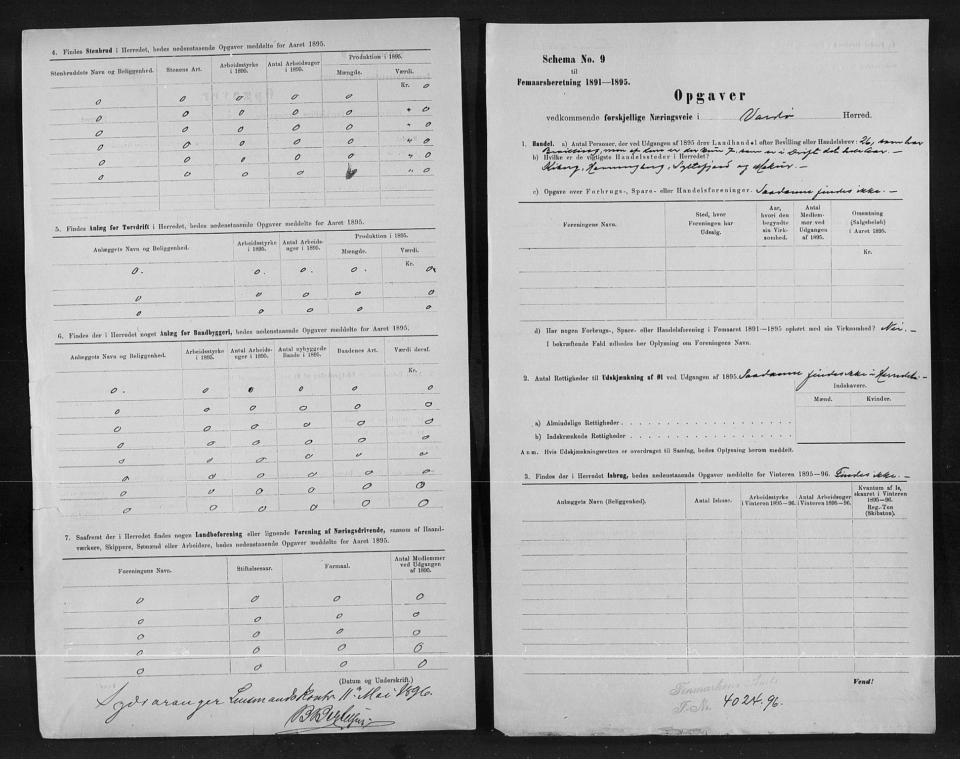 Statistisk sentralbyrå, Næringsøkonomiske emner, Generelt - Amtmennenes femårsberetninger, AV/RA-S-2233/F/Fa/L0082: --, 1891-1895, p. 353