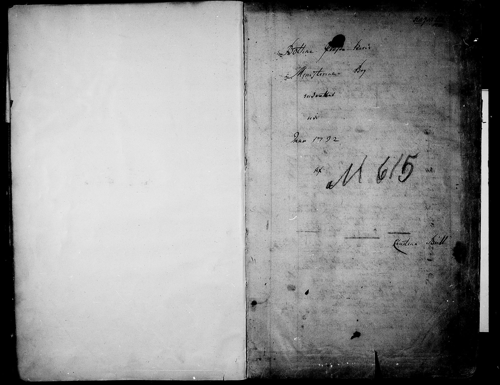 Botne kirkebøker, SAKO/A-340/F/Fa/L0003: Parish register (official) no. I 3 /1, 1792-1844