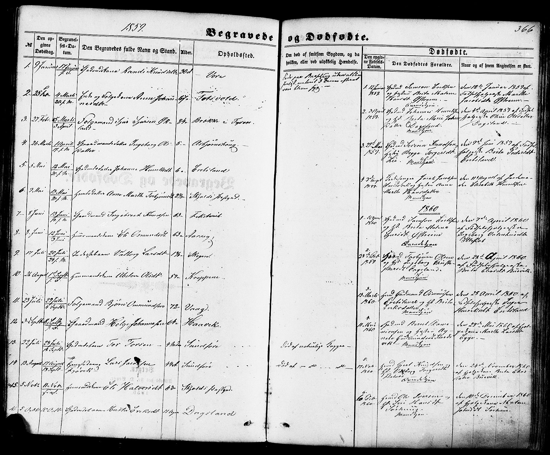 Skjold sokneprestkontor, AV/SAST-A-101847/H/Ha/Haa/L0008: Parish register (official) no. A 8, 1856-1882, p. 366