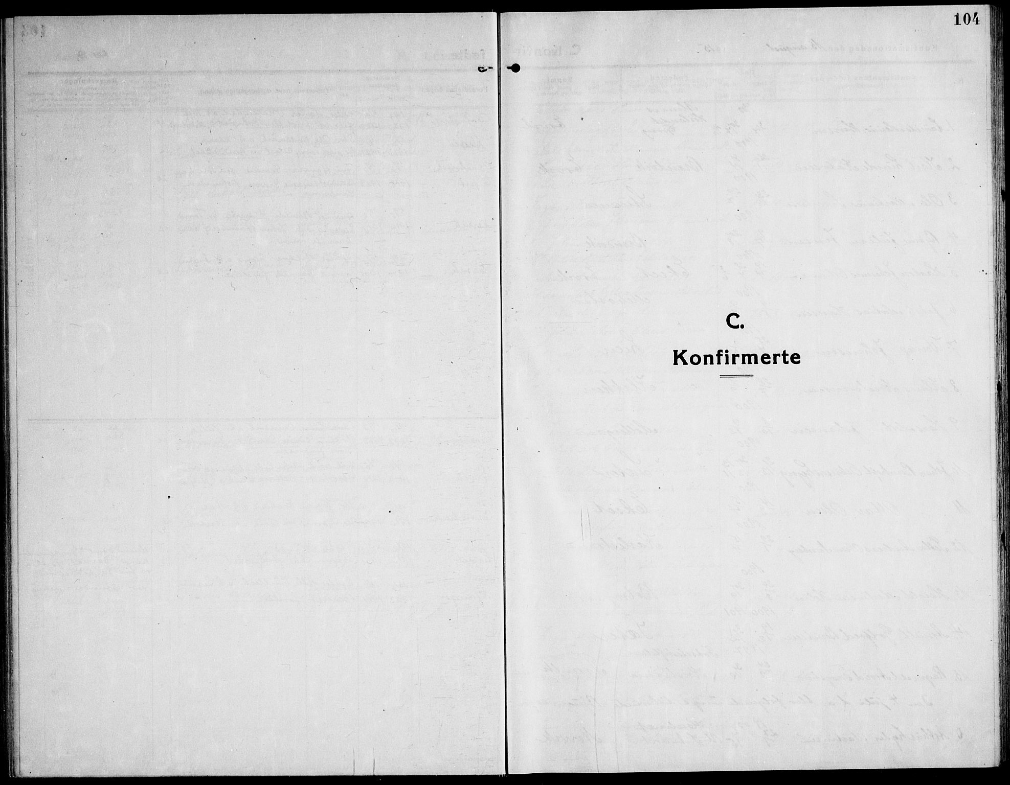 Ministerialprotokoller, klokkerbøker og fødselsregistre - Sør-Trøndelag, SAT/A-1456/651/L0648: Parish register (copy) no. 651C02, 1915-1945, p. 104