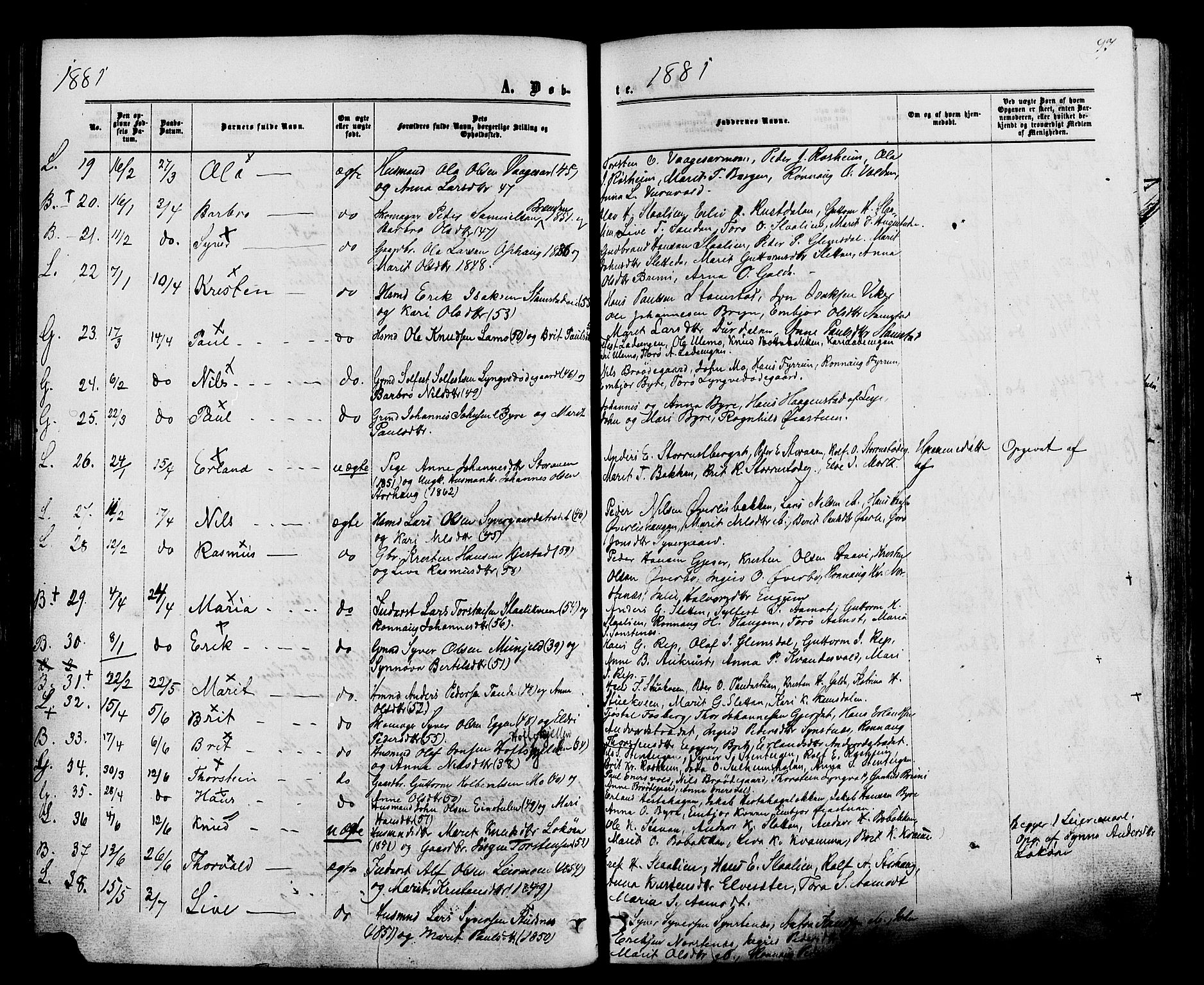 Lom prestekontor, AV/SAH-PREST-070/K/L0007: Parish register (official) no. 7, 1863-1884, p. 97