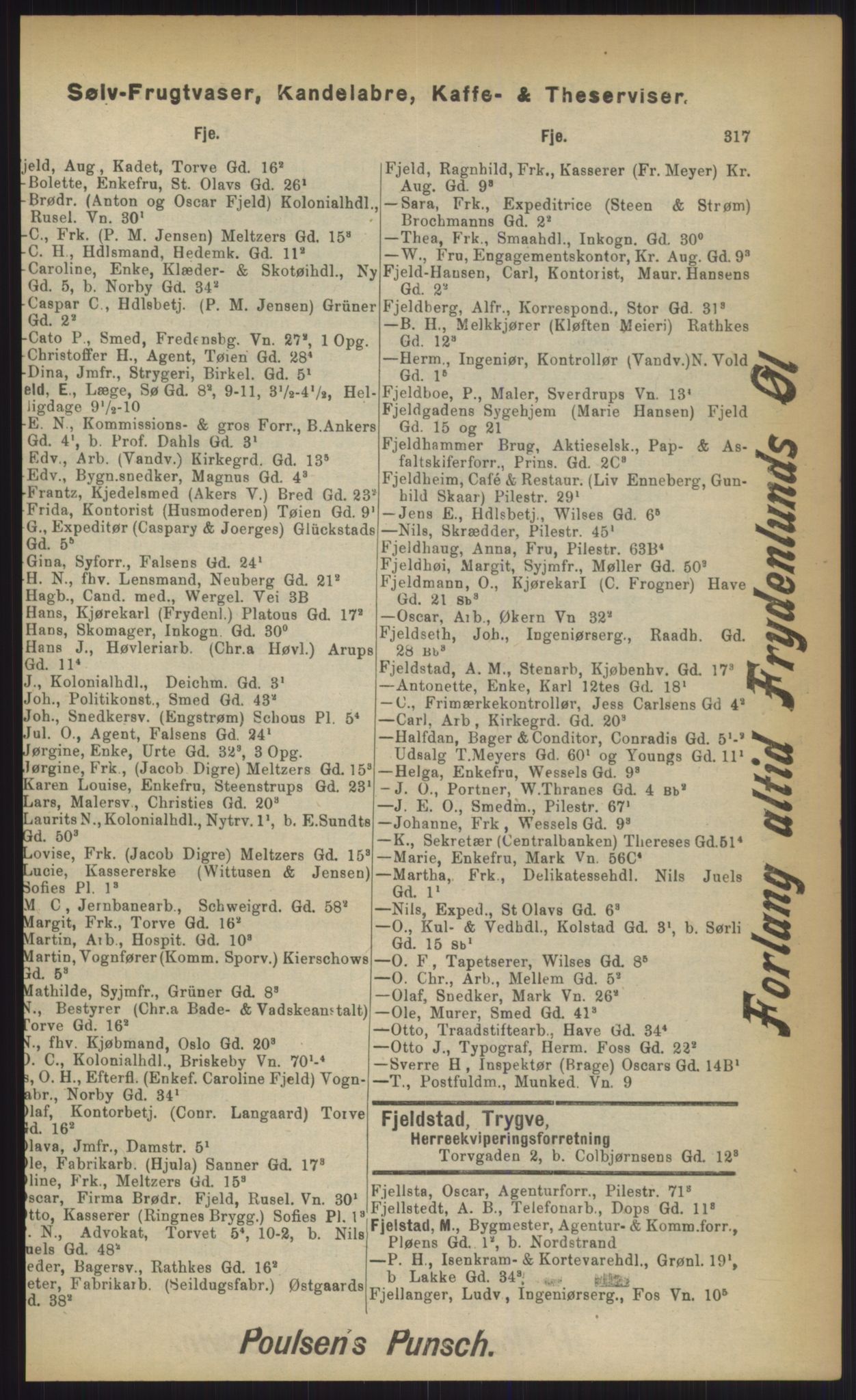 Kristiania/Oslo adressebok, PUBL/-, 1903, p. 317