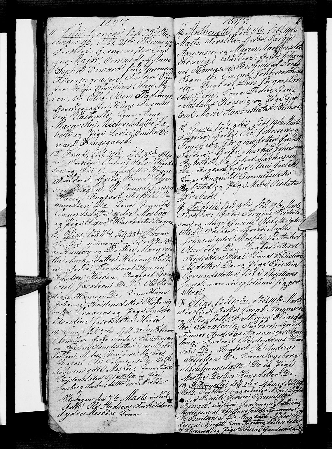 Oddernes sokneprestkontor, AV/SAK-1111-0033/F/Fb/Fba/L0005: Parish register (copy) no. B 5, 1846-1859, p. 6