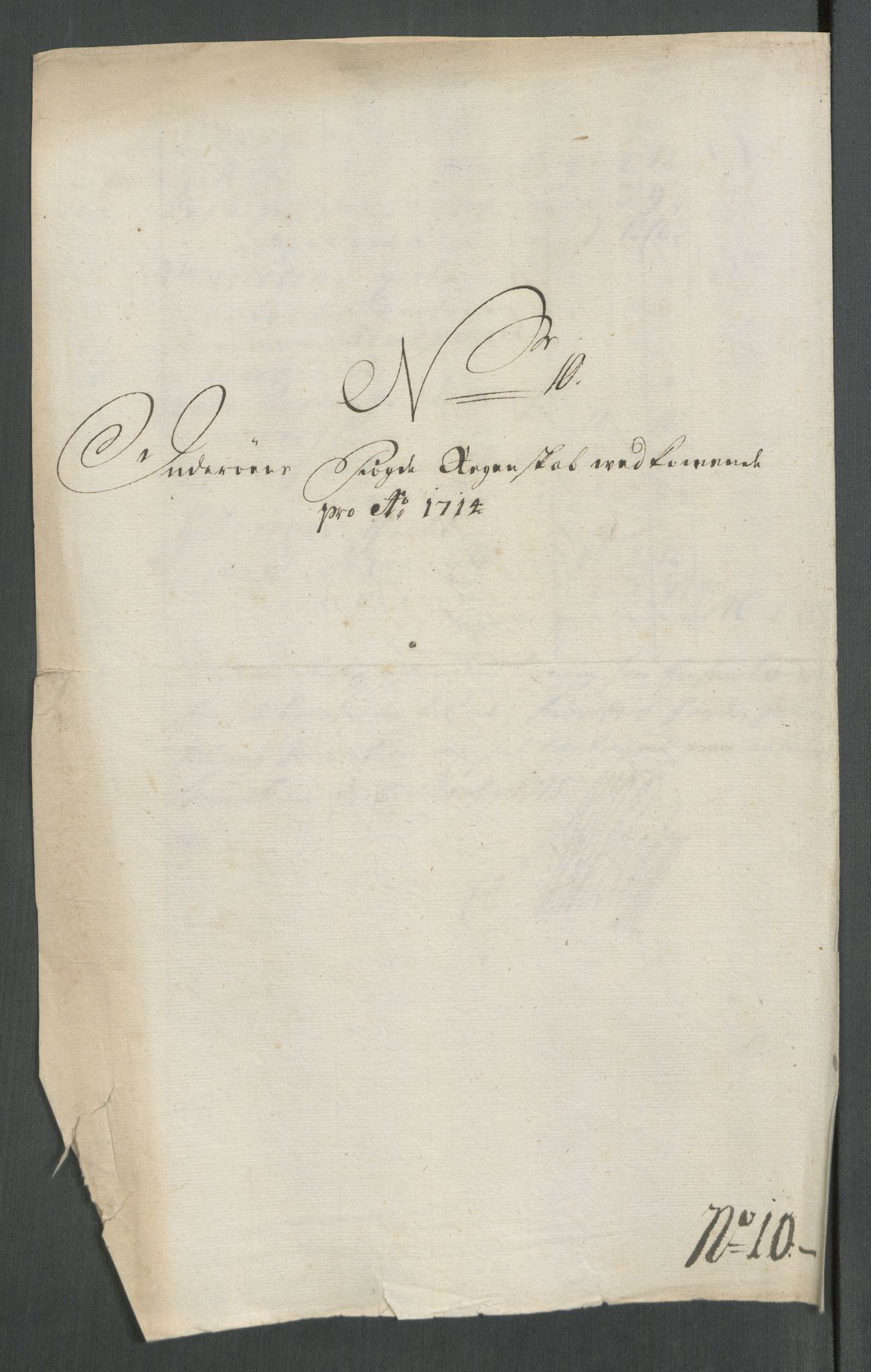 Rentekammeret inntil 1814, Reviderte regnskaper, Fogderegnskap, RA/EA-4092/R63/L4322: Fogderegnskap Inderøy, 1714, p. 203