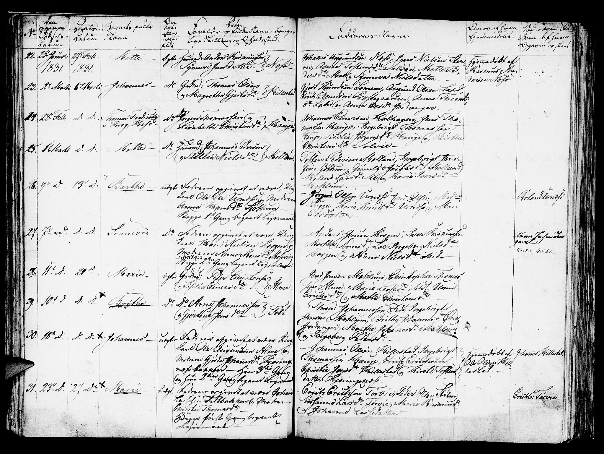 Hafslo sokneprestembete, AV/SAB-A-80301/H/Haa/Haaa/L0004: Parish register (official) no. A 4, 1821-1834, p. 62