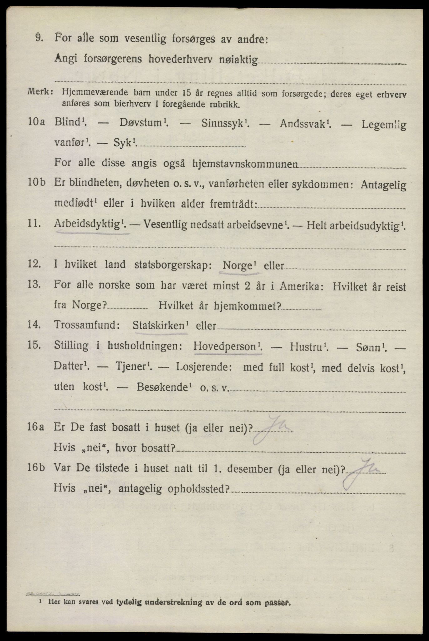 SAO, 1920 census for Tune, 1920, p. 18263