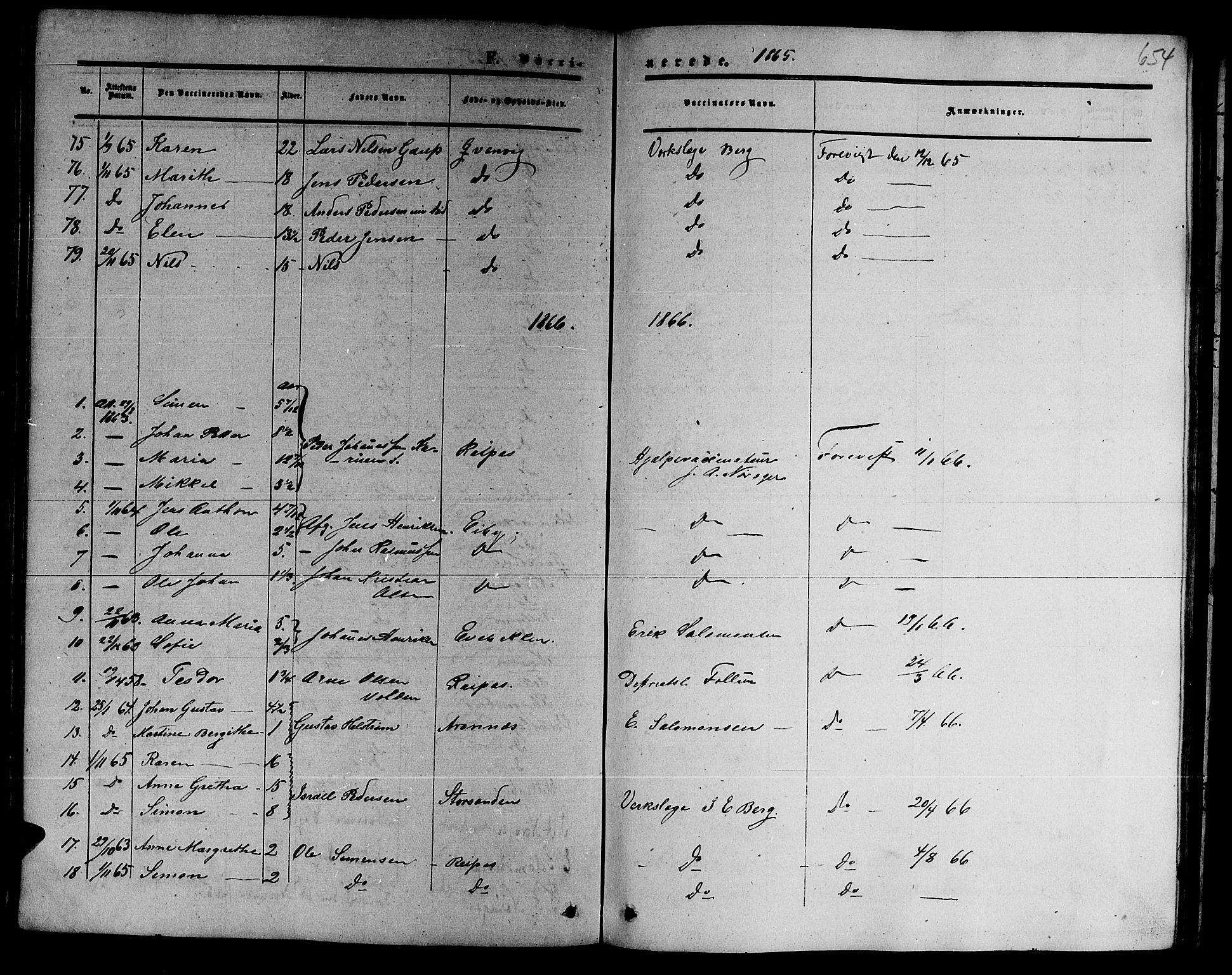 Alta sokneprestkontor, SATØ/S-1338/H/Hb/L0001.klokk: Parish register (copy) no. 1, 1858-1878, p. 653-654