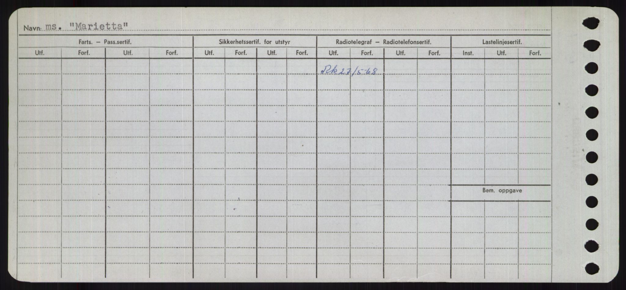 Sjøfartsdirektoratet med forløpere, Skipsmålingen, AV/RA-S-1627/H/Ha/L0003/0002: Fartøy, Hilm-Mar / Fartøy, Kom-Mar, p. 910