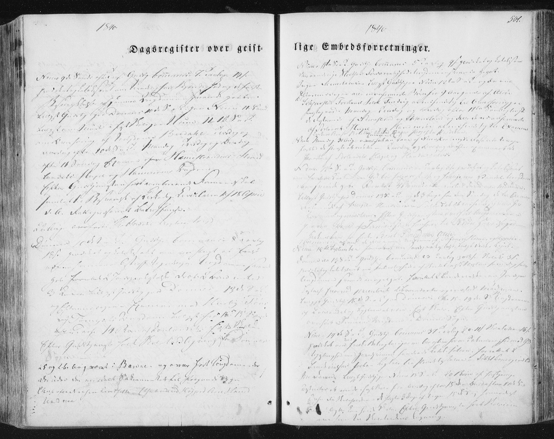 Ministerialprotokoller, klokkerbøker og fødselsregistre - Nordland, AV/SAT-A-1459/838/L0549: Parish register (official) no. 838A07, 1840-1854, p. 501