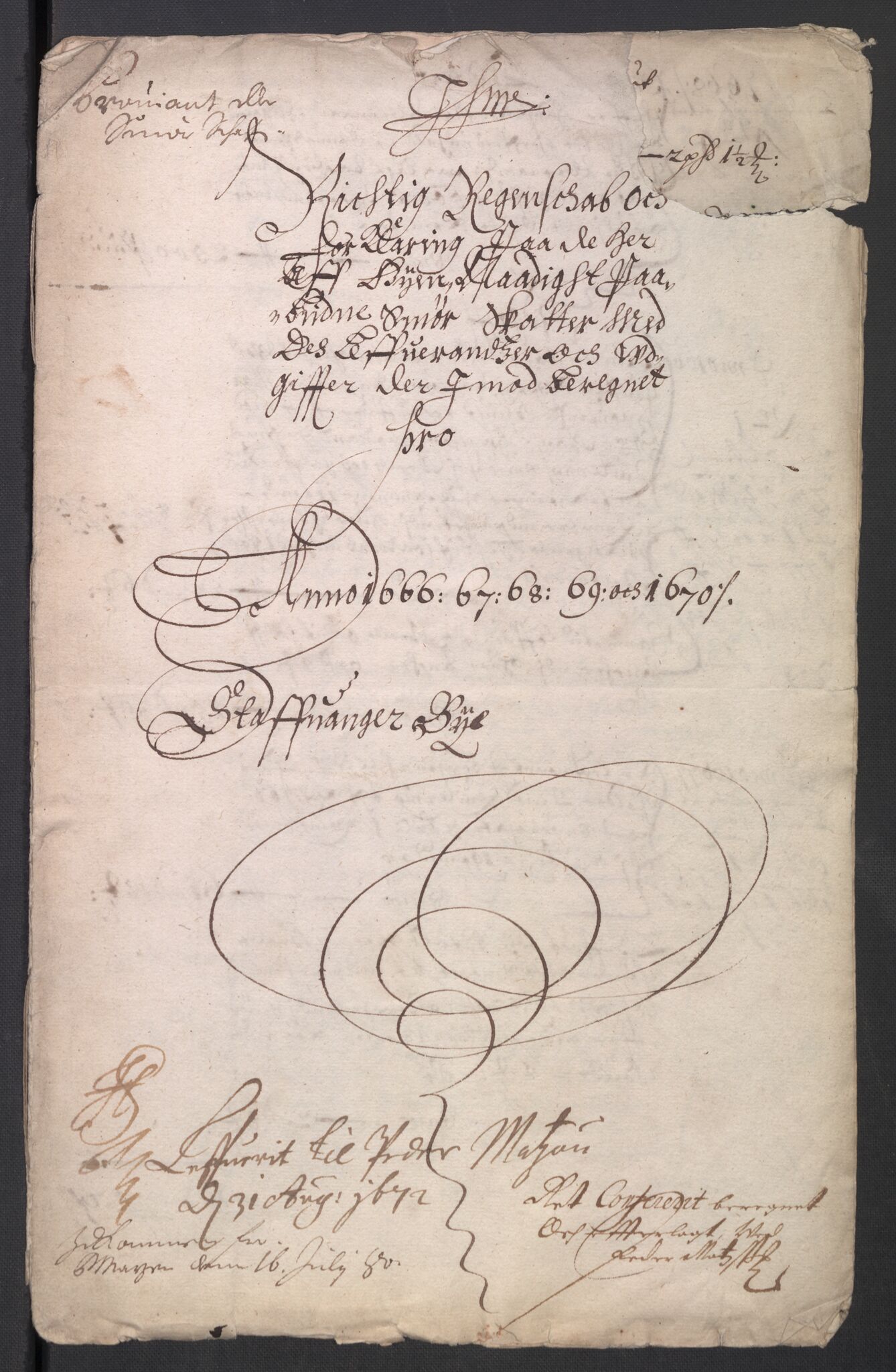 Rentekammeret inntil 1814, Reviderte regnskaper, Byregnskaper, AV/RA-EA-4066/R/Ro/L0300: [O3] Kontribusjonsregnskap, 1661-1678, p. 100