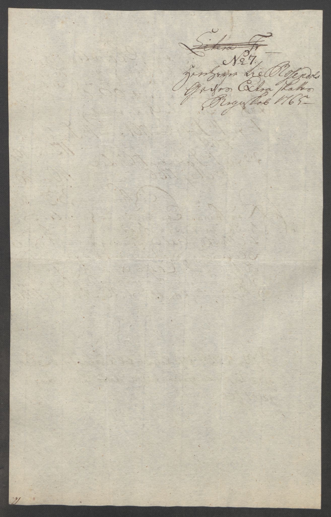 Rentekammeret inntil 1814, Reviderte regnskaper, Fogderegnskap, AV/RA-EA-4092/R49/L3157: Ekstraskatten Rosendal Baroni, 1762-1772, p. 139