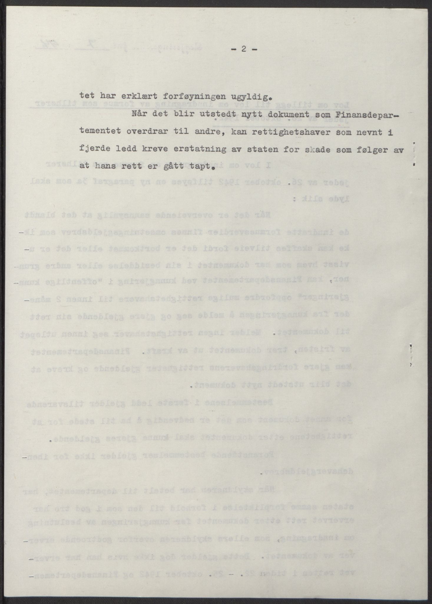 NS-administrasjonen 1940-1945 (Statsrådsekretariatet, de kommisariske statsråder mm), AV/RA-S-4279/D/Db/L0100: Lover, 1944, p. 24