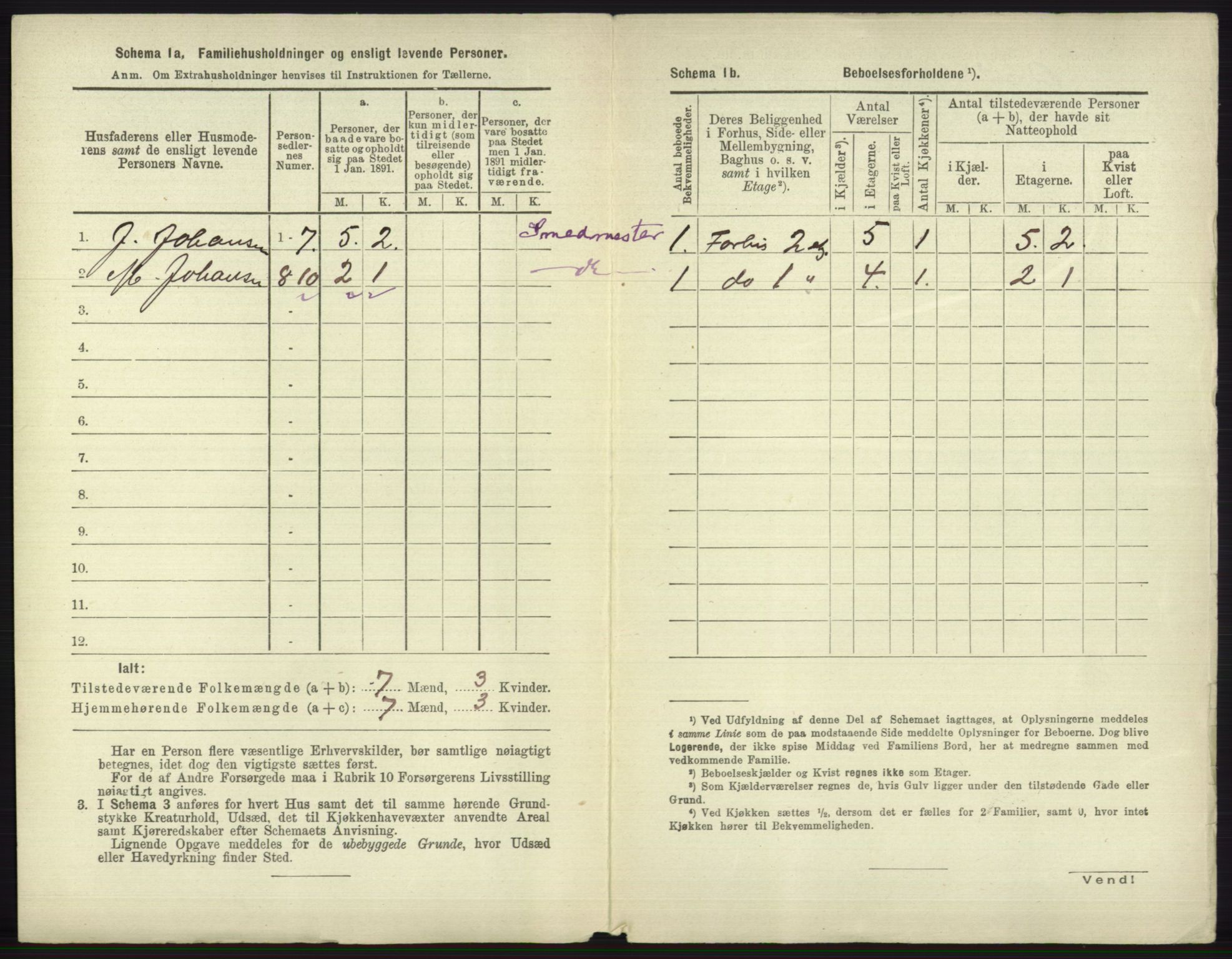 RA, 1891 census for 1804 Bodø, 1891, p. 3804