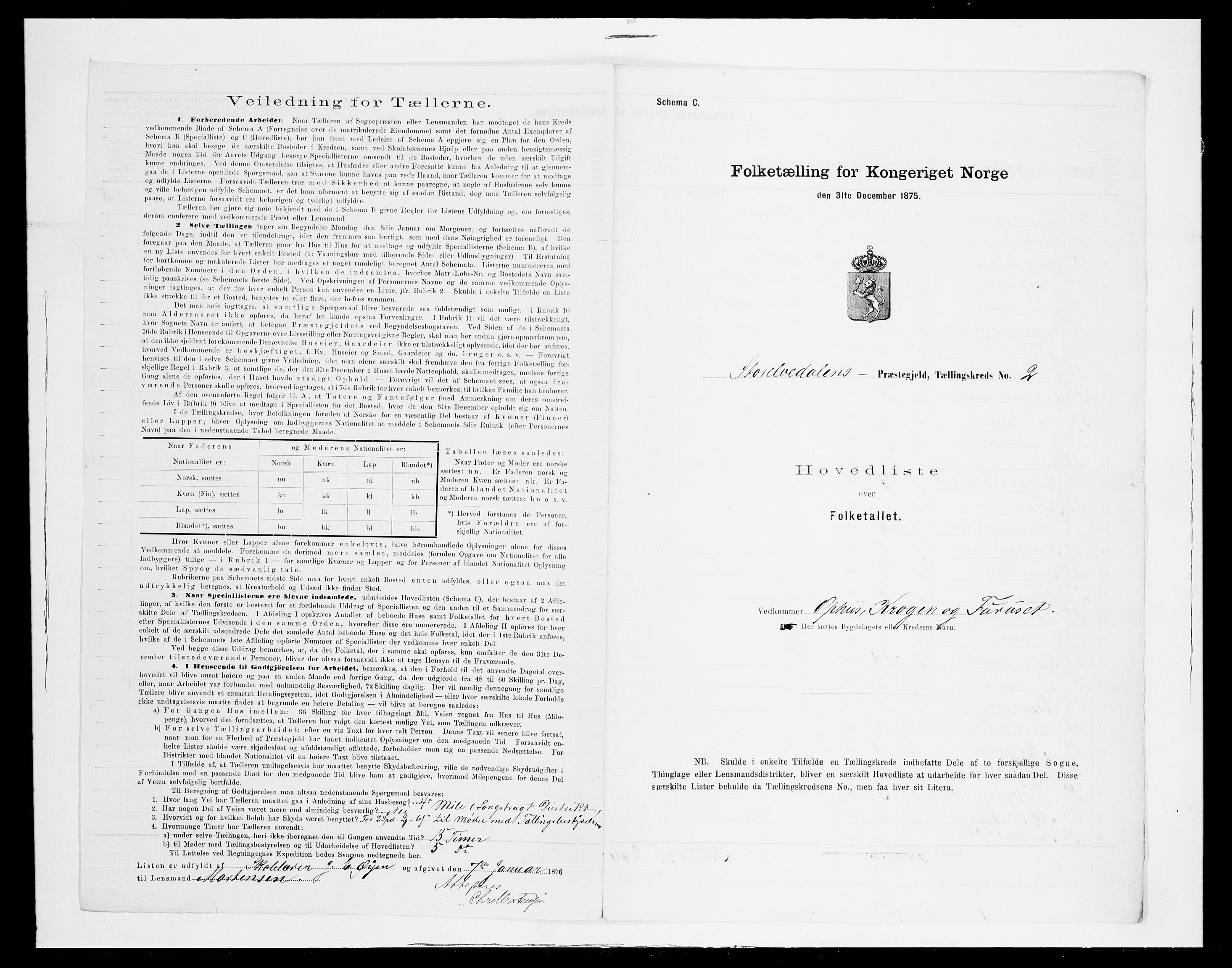 SAH, 1875 census for 0430P Stor-Elvdal, 1875, p. 19