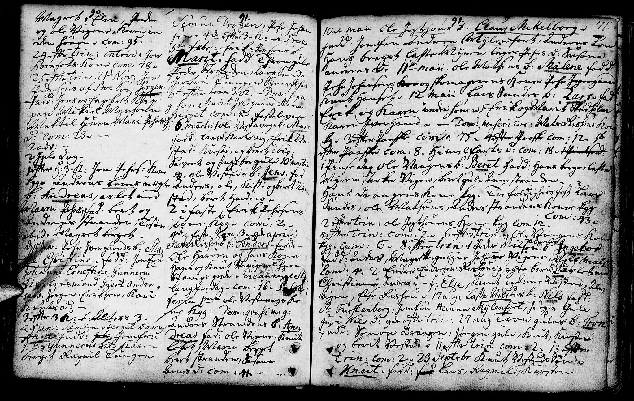 Ministerialprotokoller, klokkerbøker og fødselsregistre - Møre og Romsdal, AV/SAT-A-1454/566/L0761: Parish register (official) no. 566A02 /1, 1767-1817, p. 71