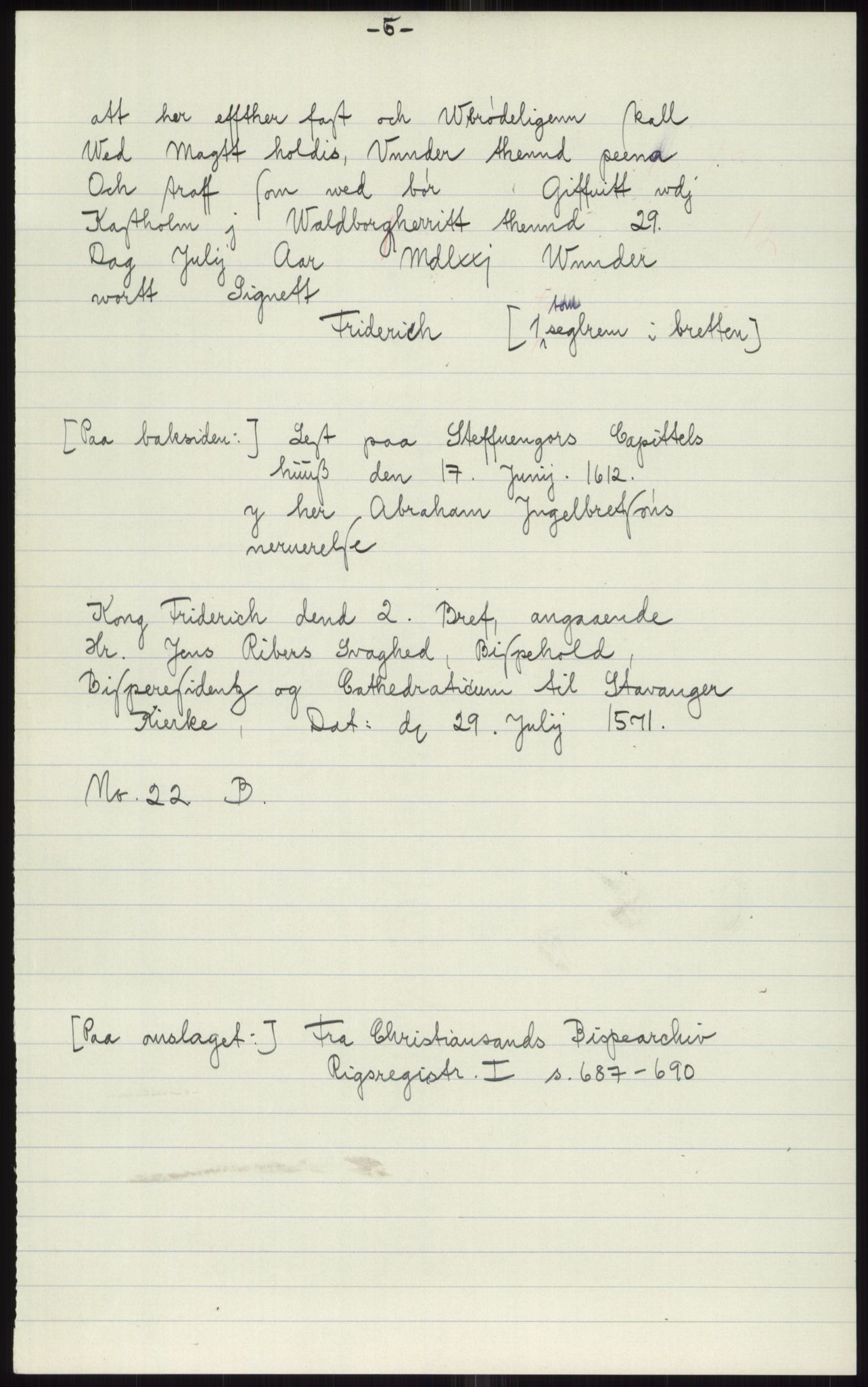 Samlinger til kildeutgivelse, Diplomavskriftsamlingen, RA/EA-4053/H/Ha, p. 2335