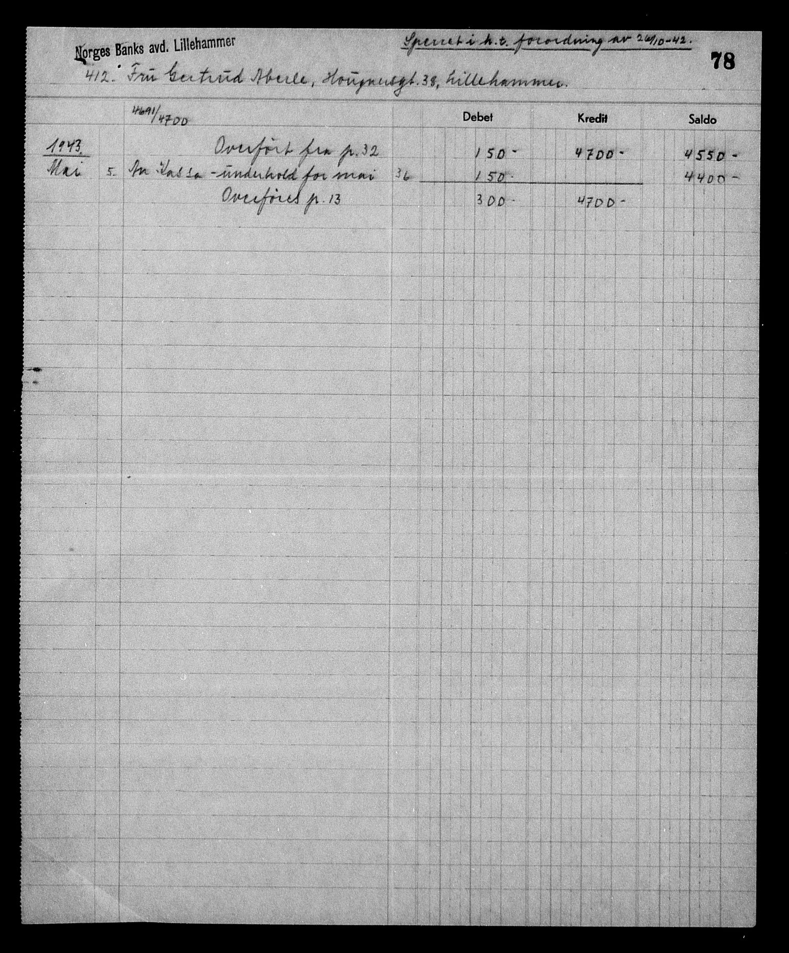 Justisdepartementet, Tilbakeføringskontoret for inndratte formuer, AV/RA-S-1564/H/Hc/Hcd/L0989: --, 1945-1947, p. 61