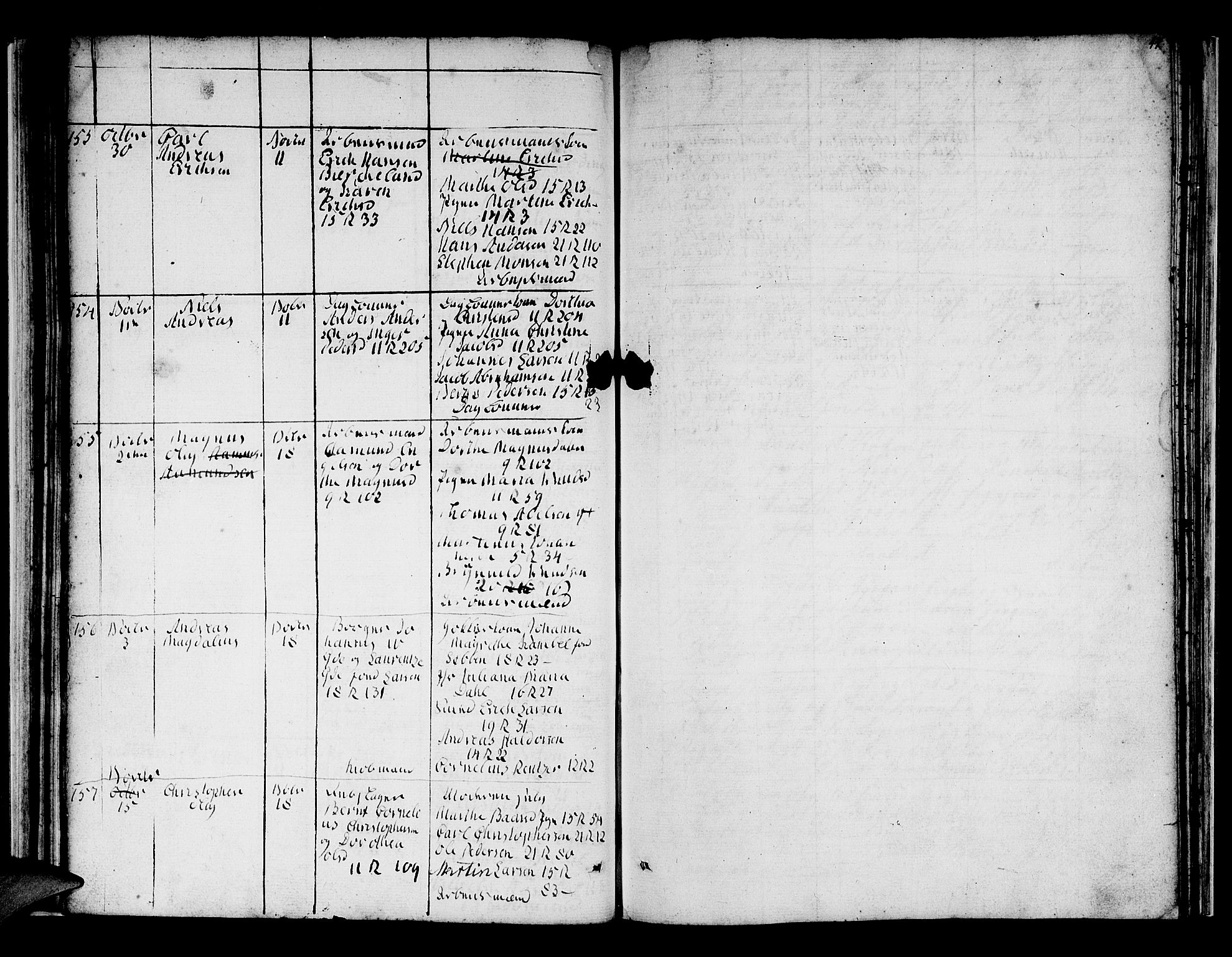 Domkirken sokneprestembete, AV/SAB-A-74801/H/Hab/L0004: Parish register (copy) no. A 4, 1820-1854, p. 44