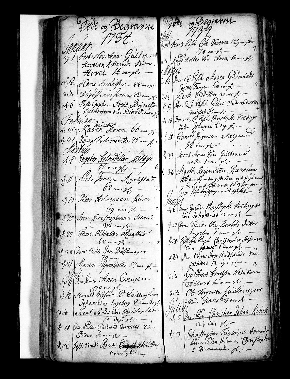 Enebakk prestekontor Kirkebøker, SAO/A-10171c/F/Fa/L0001: Parish register (official) no. I 1, 1719-1754