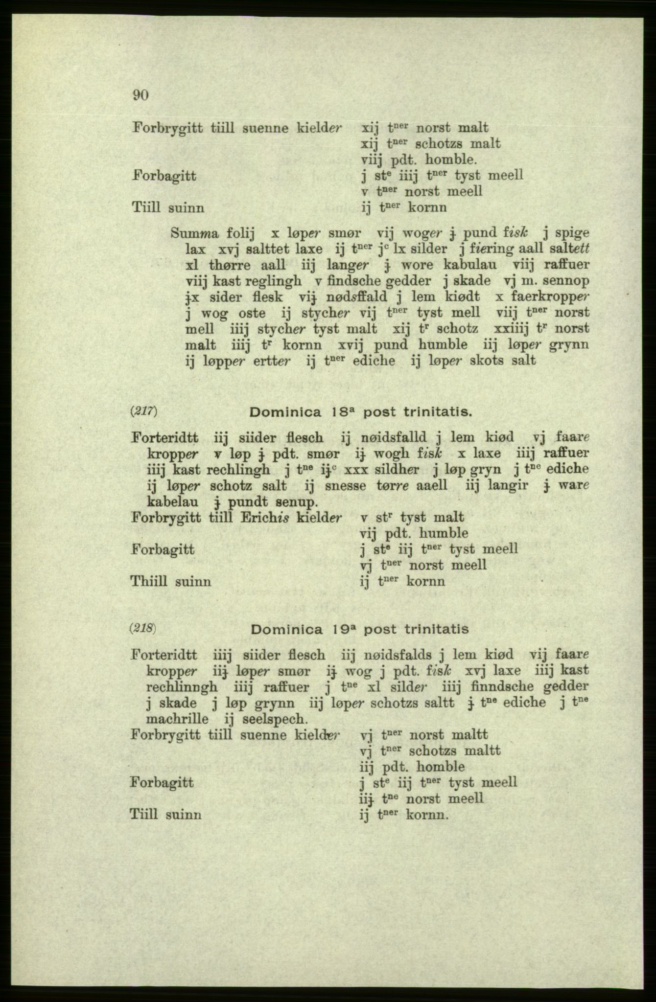 Publikasjoner utgitt av Arkivverket, PUBL/PUBL-001/C/0005: Bind 5: Rekneskap for Bergenhus len 1566-1567: B. Utgift C. Dei nordlandske lena og Finnmark D. Ekstrakt, 1566-1567, p. 90