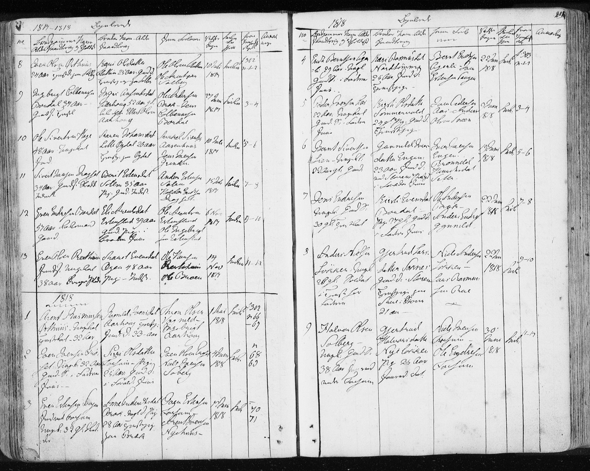 Ministerialprotokoller, klokkerbøker og fødselsregistre - Sør-Trøndelag, SAT/A-1456/689/L1043: Parish register (copy) no. 689C02, 1816-1892, p. 201