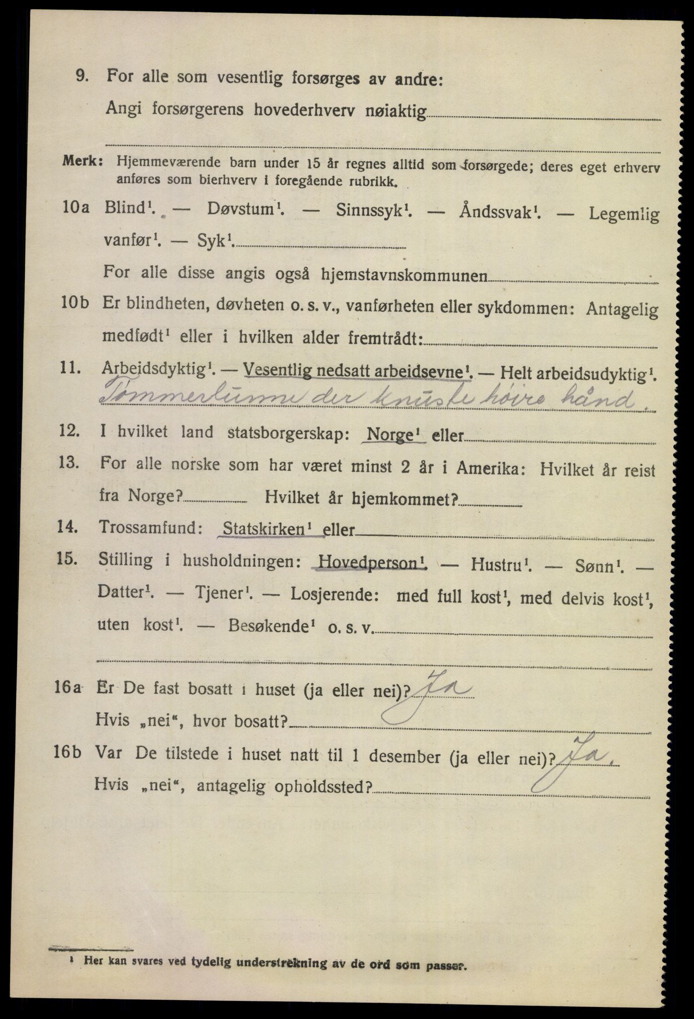 SAKO, 1920 census for Norderhov, 1920, p. 10688