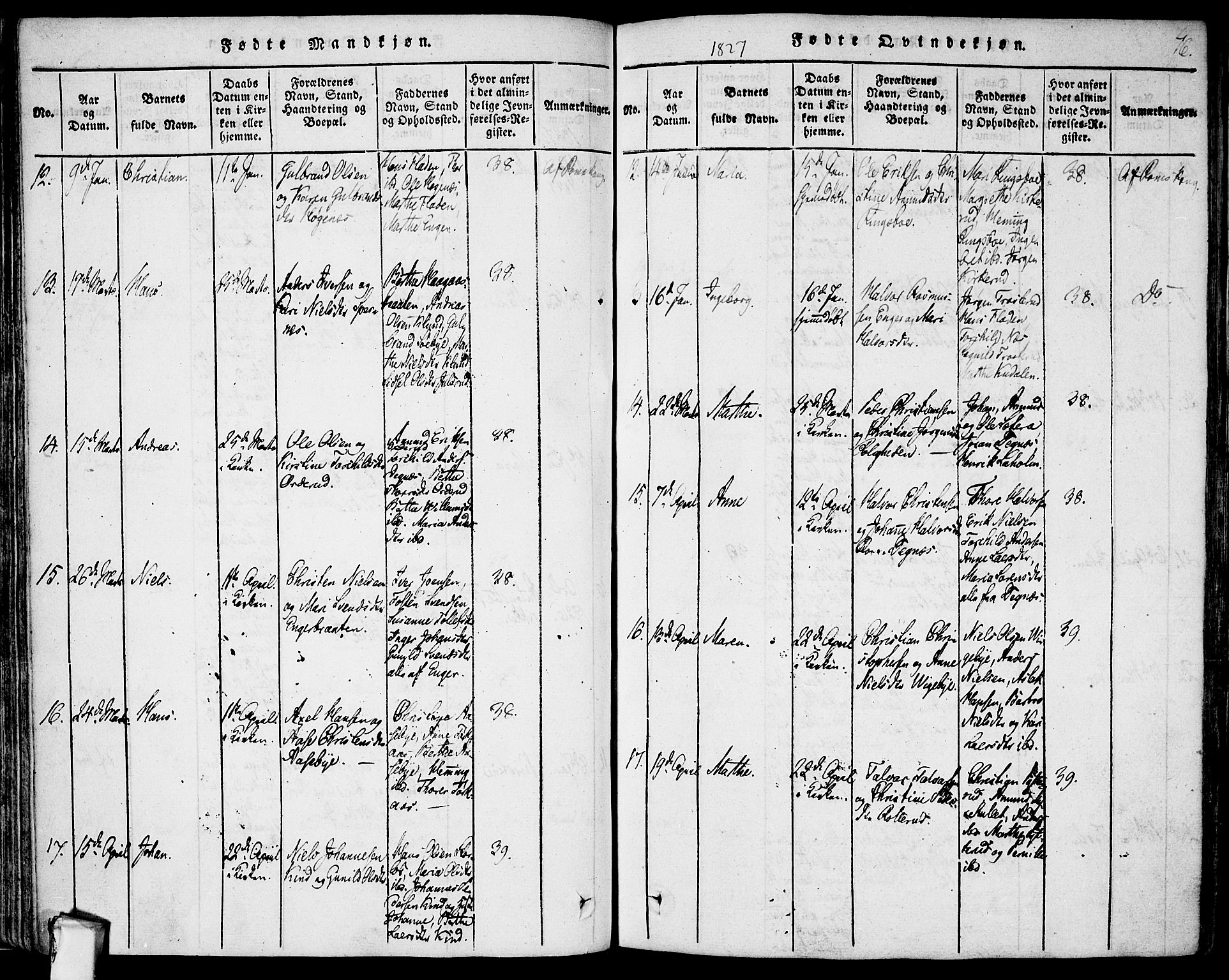 Rødenes prestekontor Kirkebøker, AV/SAO-A-2005/F/Fa/L0004: Parish register (official) no. I 4, 1814-1838, p. 76