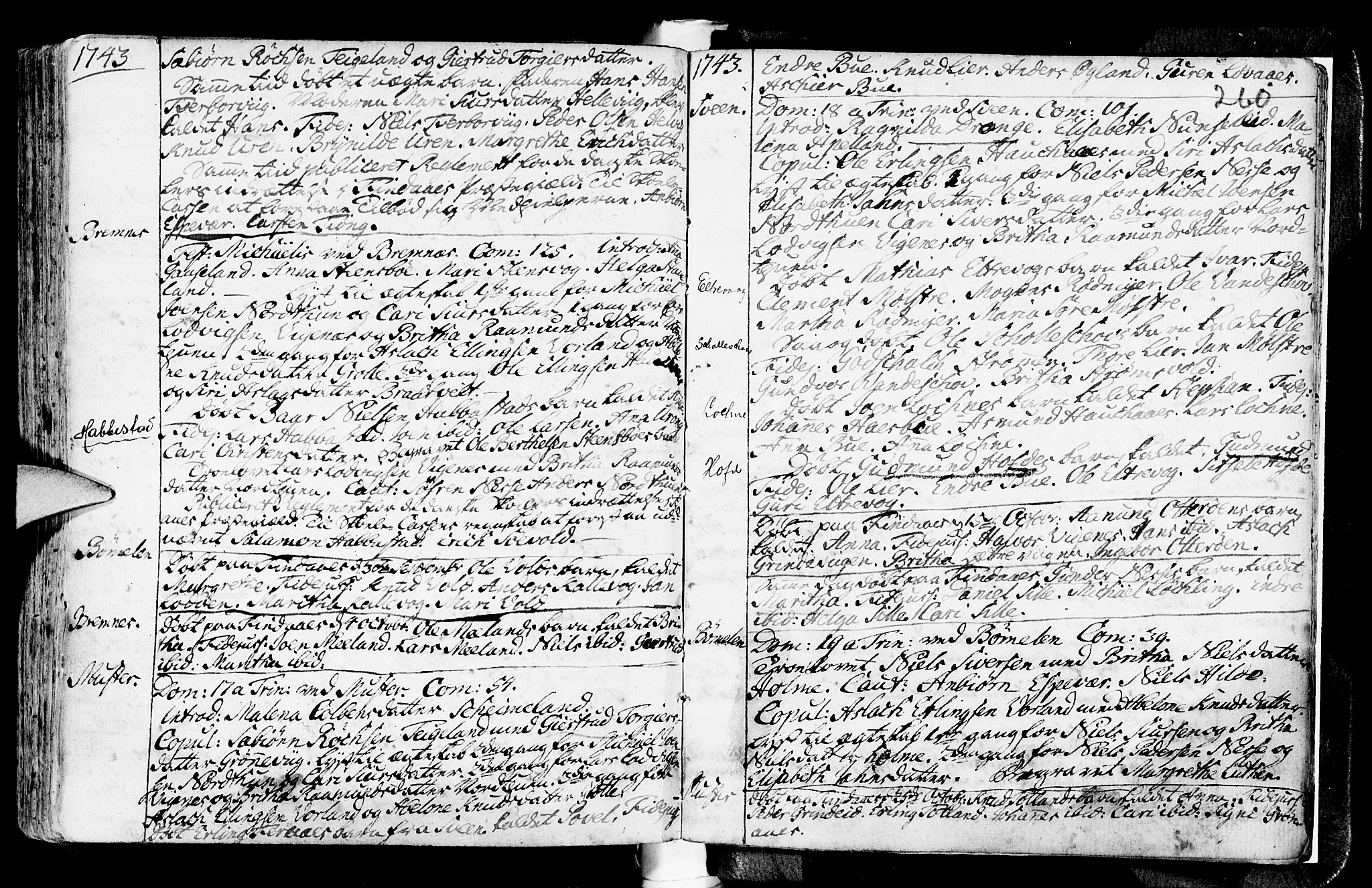 Finnås sokneprestembete, AV/SAB-A-99925/H/Ha/Haa/Haaa/L0001: Parish register (official) no. A 1, 1718-1744, p. 260