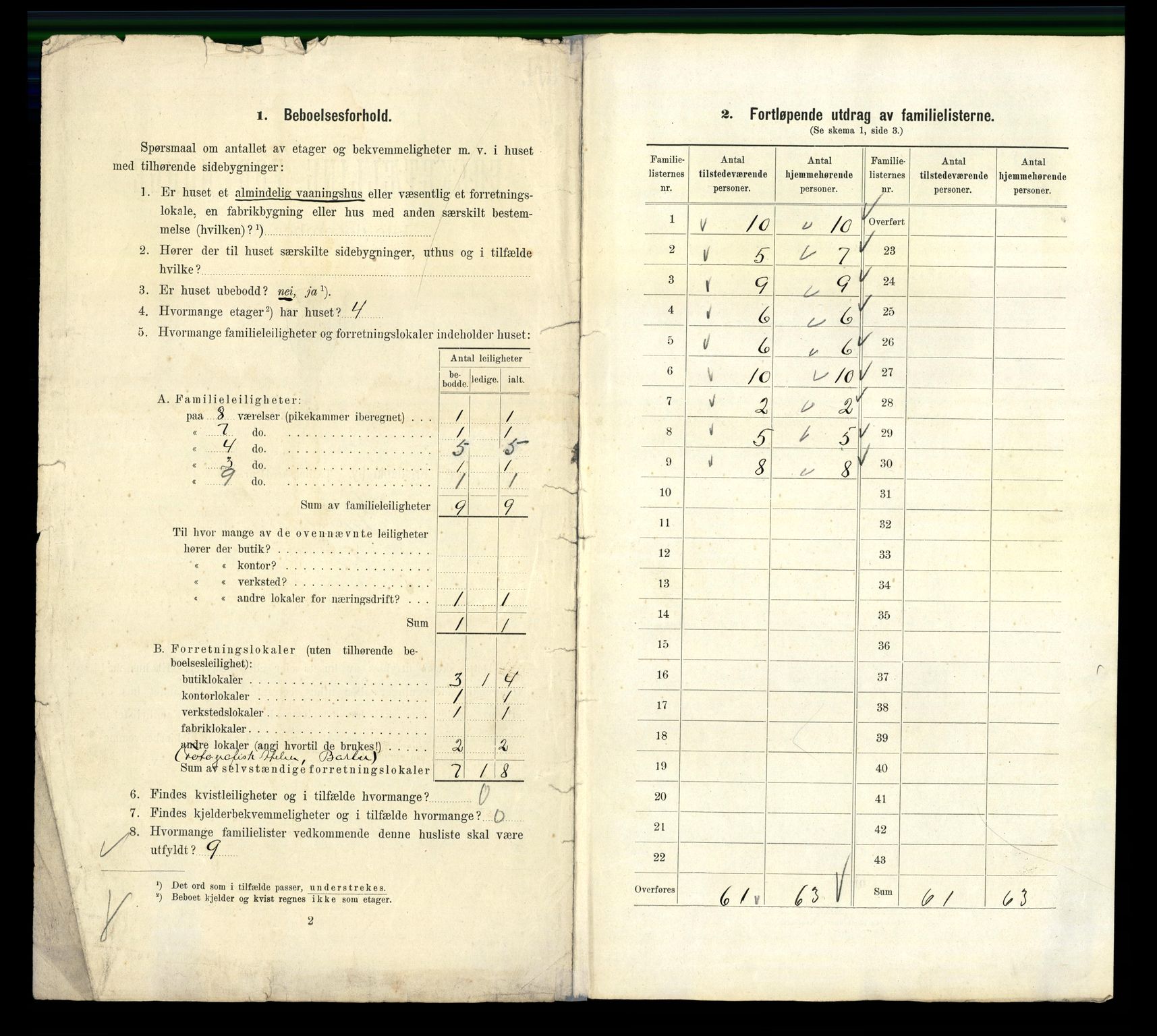 RA, 1910 census for Kristiania, 1910, p. 30294