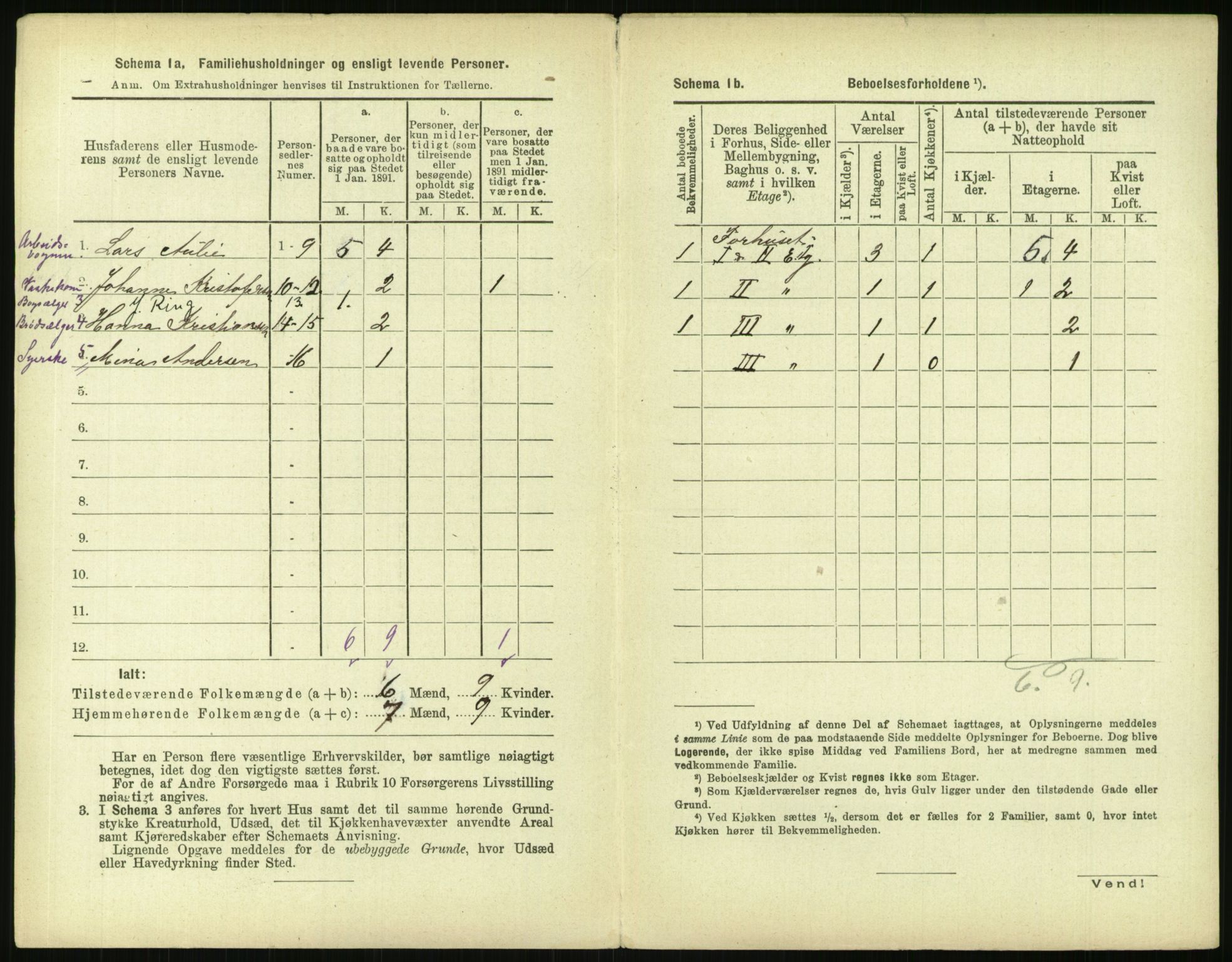 RA, 1891 census for 0301 Kristiania, 1891, p. 99605