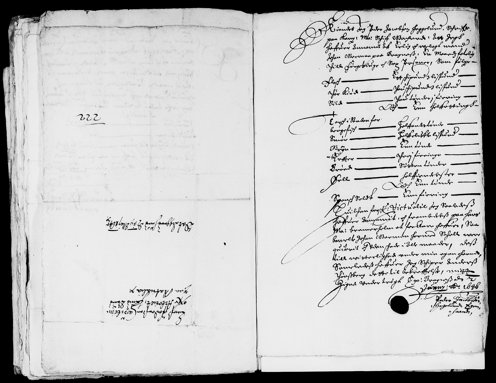 Rentekammeret inntil 1814, Reviderte regnskaper, Lensregnskaper, AV/RA-EA-5023/R/Rb/Rba/L0185: Akershus len, 1645-1646