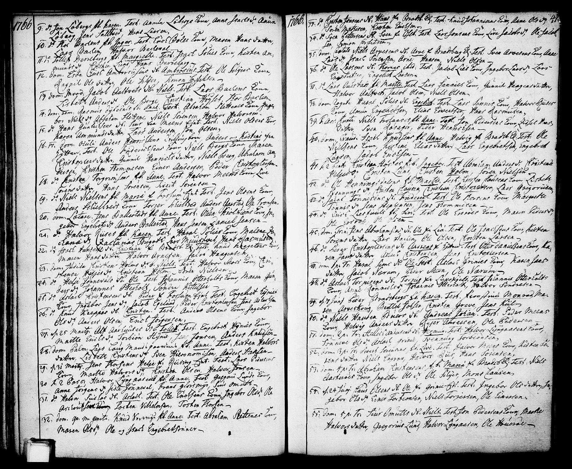 Gjerpen kirkebøker, SAKO/A-265/F/Fa/L0002: Parish register (official) no. I 2, 1747-1795, p. 47