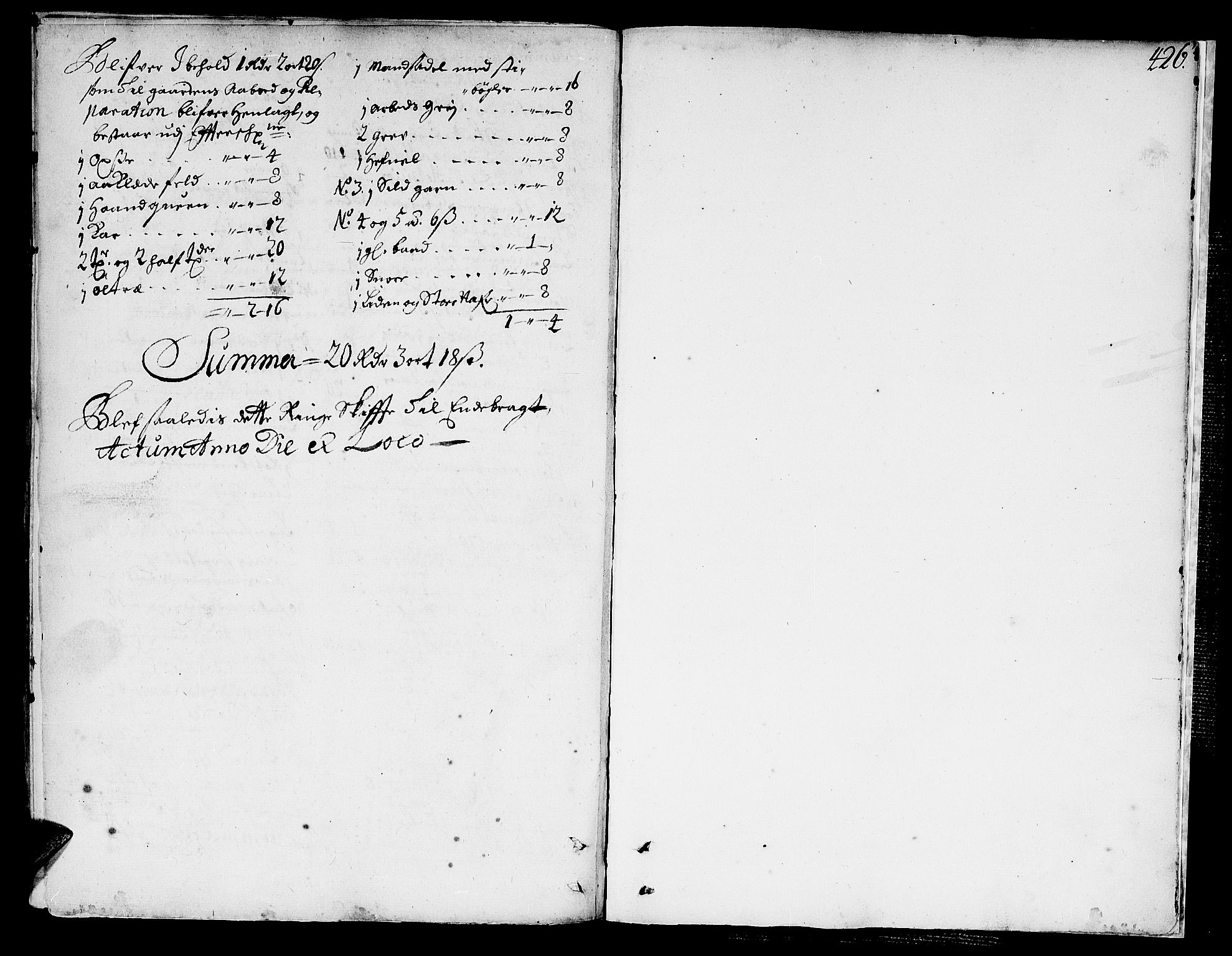 Inderøy sorenskriveri, AV/SAT-A-4147/1/3/3A/L0003: Skifteprotokoll, 1700-1709, p. 425b-426a