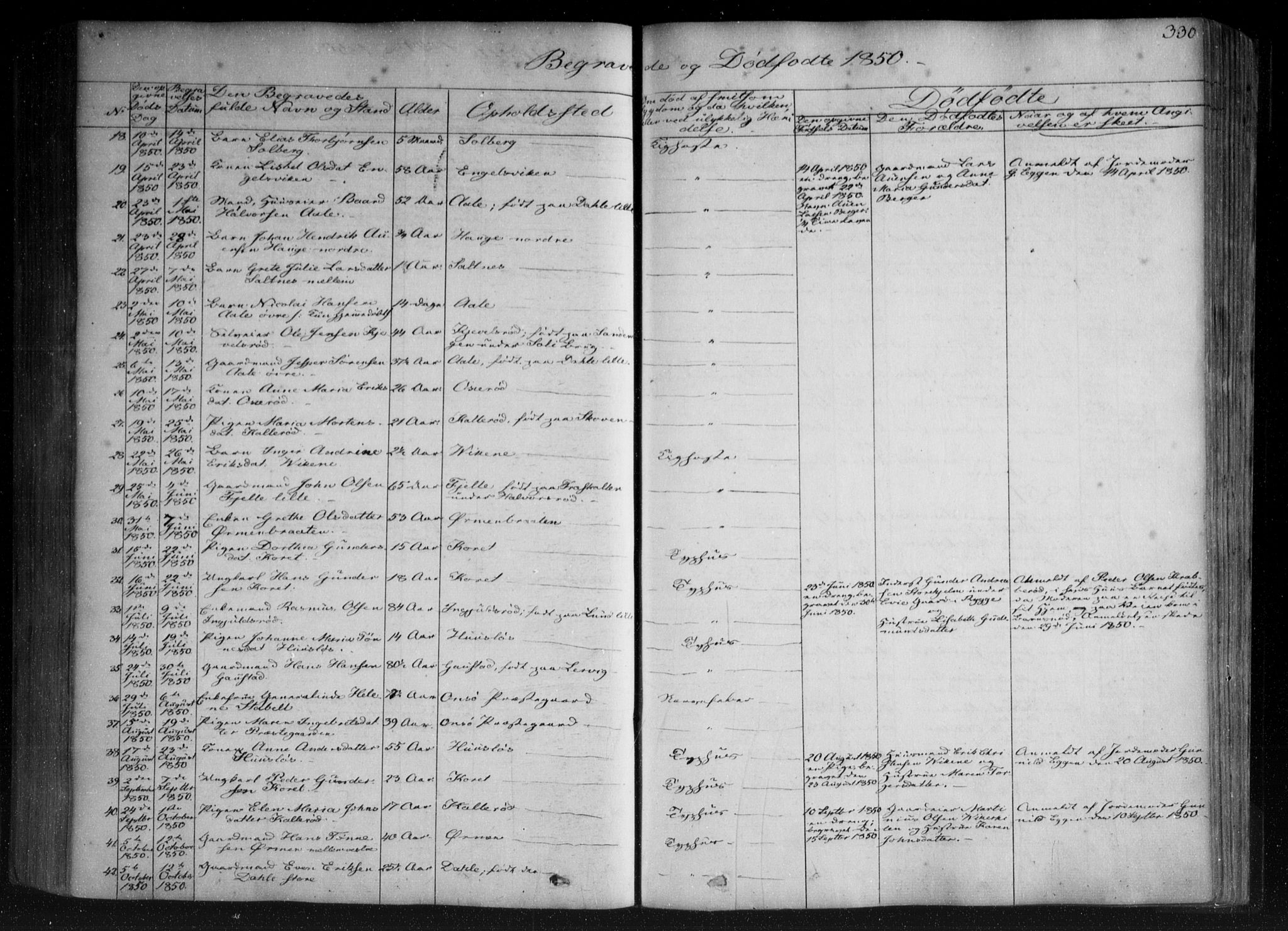 Onsøy prestekontor Kirkebøker, SAO/A-10914/F/Fa/L0003: Parish register (official) no. I 3, 1841-1860, p. 330