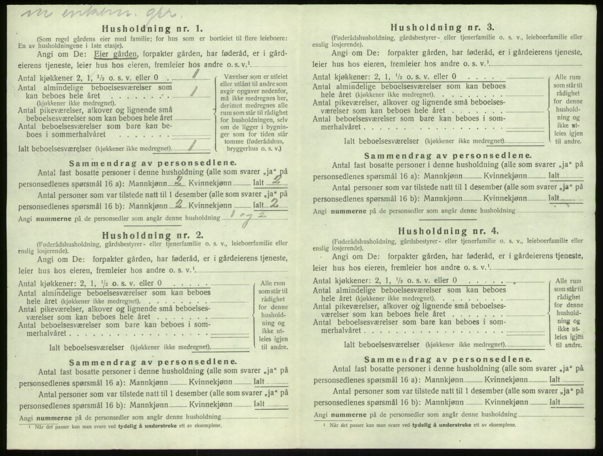 SAB, 1920 census for Luster, 1920, p. 118