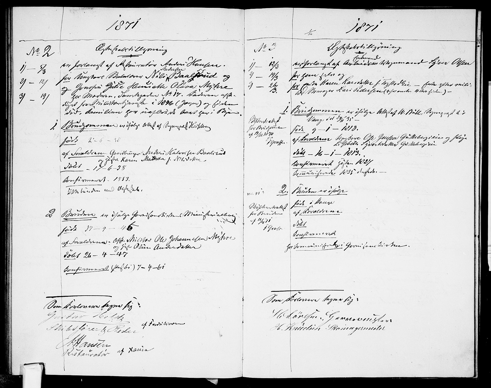 Garnisonsmenigheten Kirkebøker, AV/SAO-A-10846/H/Ha/L0006: Banns register no. I 6, 1856-1872