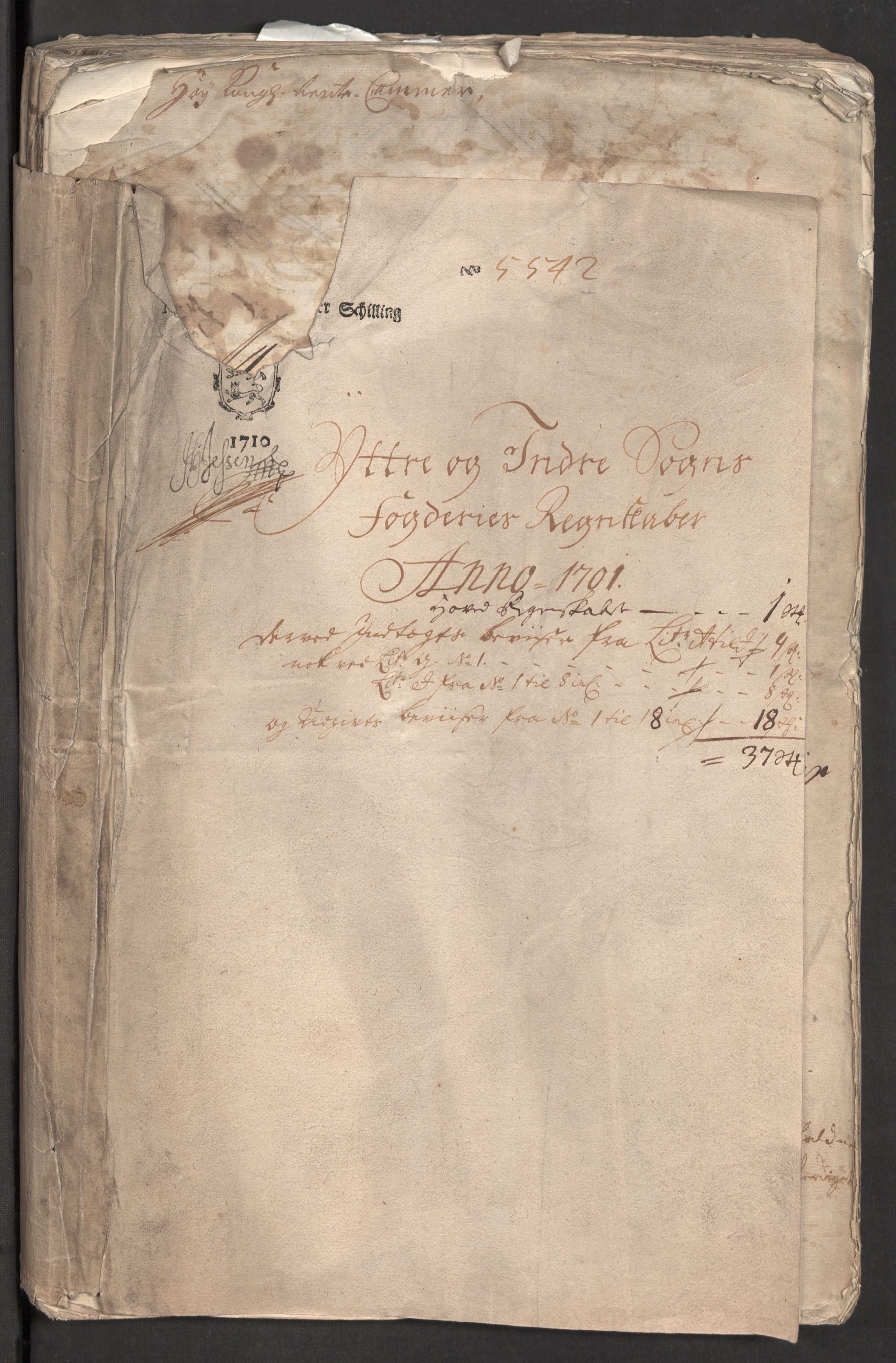Rentekammeret inntil 1814, Reviderte regnskaper, Fogderegnskap, RA/EA-4092/R52/L3311: Fogderegnskap Sogn, 1700-1701, p. 295