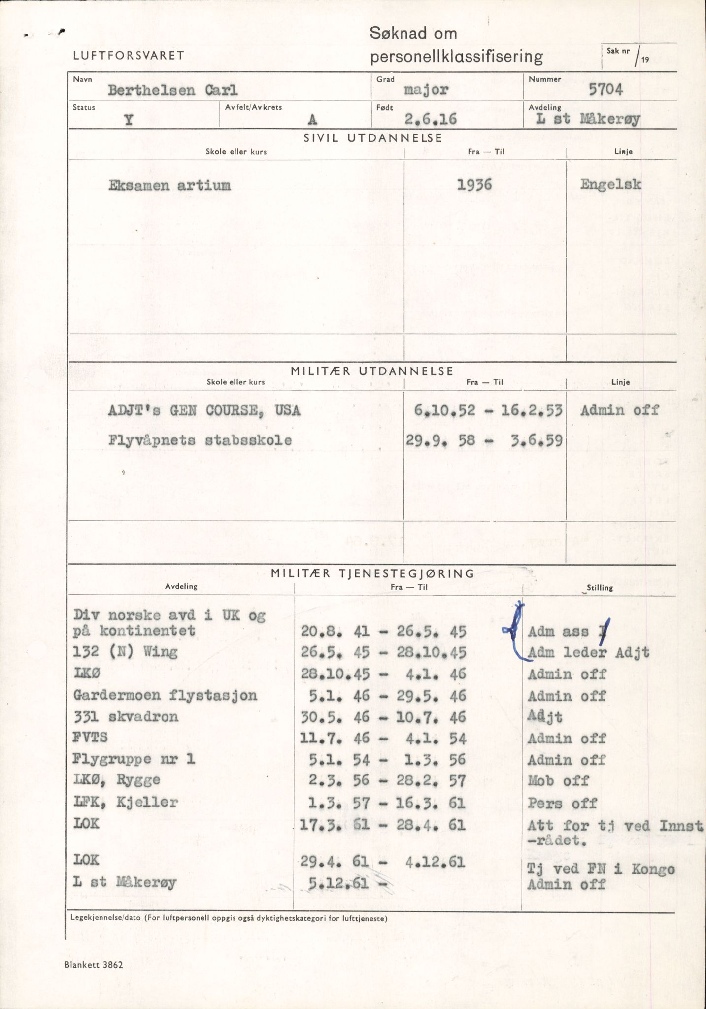 Forsvaret, Rygge hovedflystasjon, AV/RA-RAFA-2298/P/Pd/L0039: Andersen, Gunnar Bjarne - Coward, Christian - f. 1916, 1916, p. 445