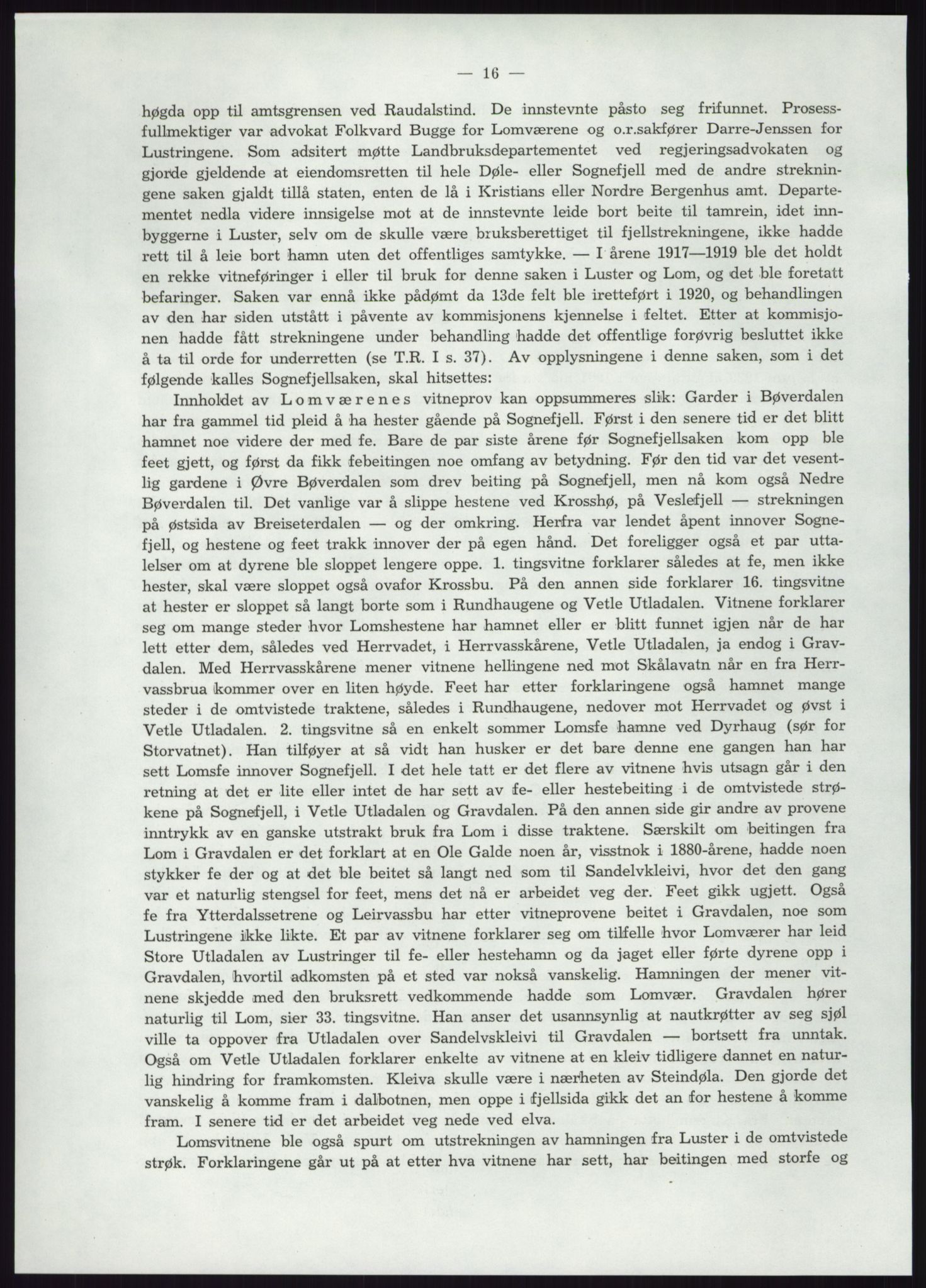 Høyfjellskommisjonen, AV/RA-S-1546/X/Xa/L0001: Nr. 1-33, 1909-1953, p. 5639