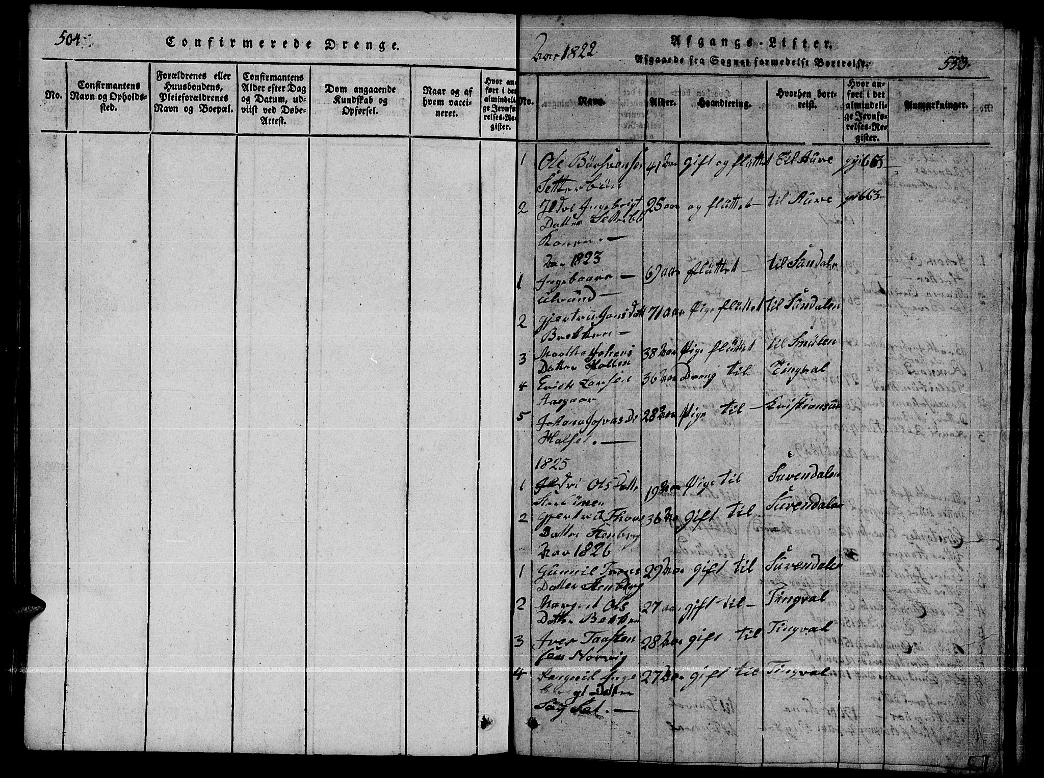 Ministerialprotokoller, klokkerbøker og fødselsregistre - Møre og Romsdal, SAT/A-1454/592/L1031: Parish register (copy) no. 592C01, 1820-1833, p. 552-553