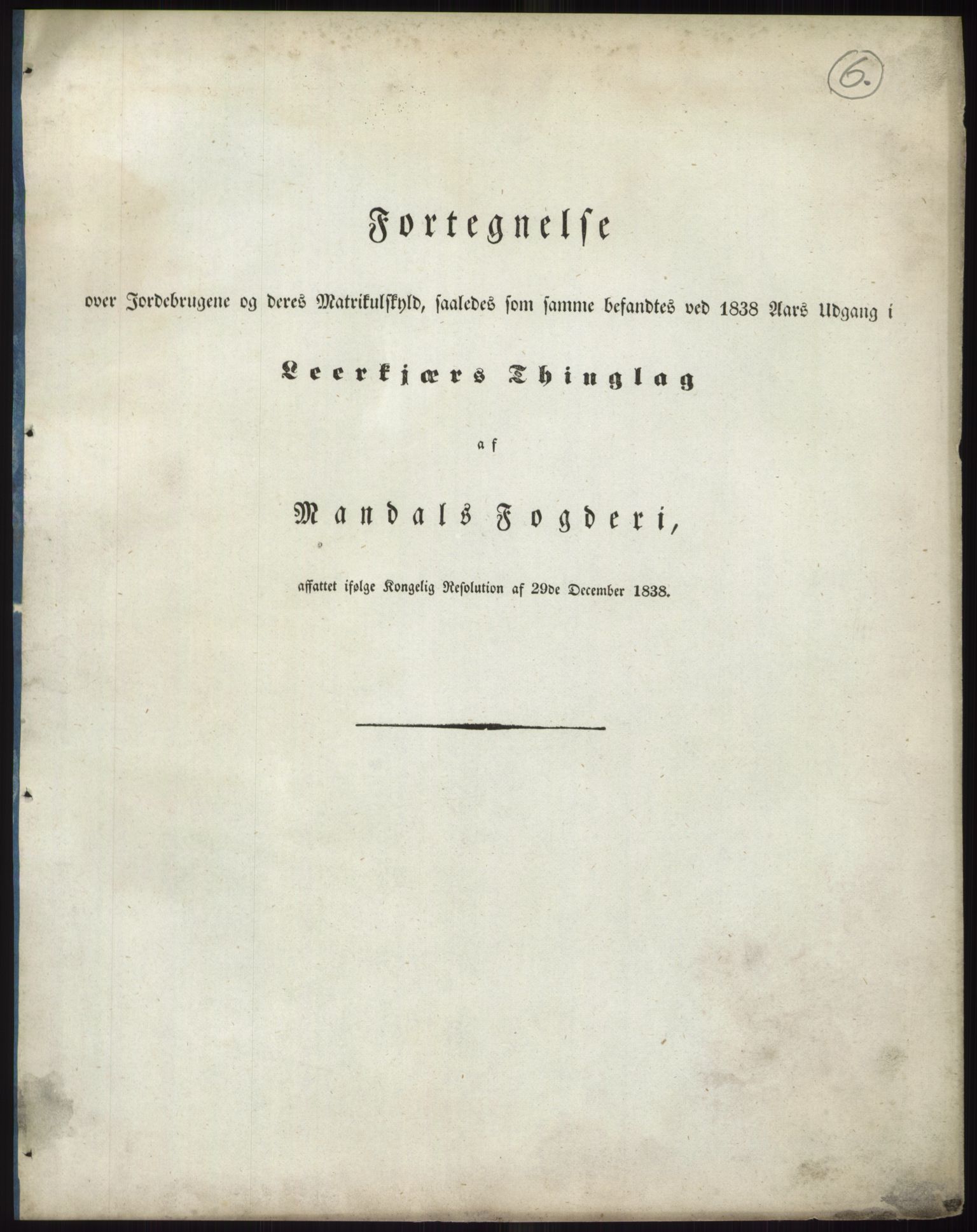 Andre publikasjoner, PUBL/PUBL-999/0002/0009: Bind 9 - Lister og Mandal amt, 1838, p. 10