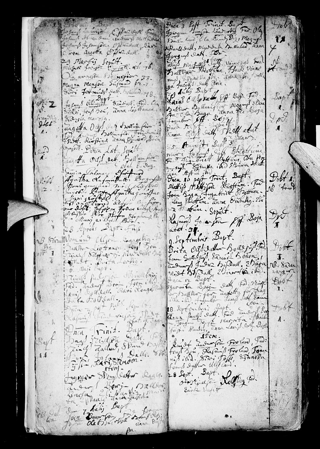 Os sokneprestembete, SAB/A-99929: Parish register (official) no. A 6, 1669-1719, p. 4