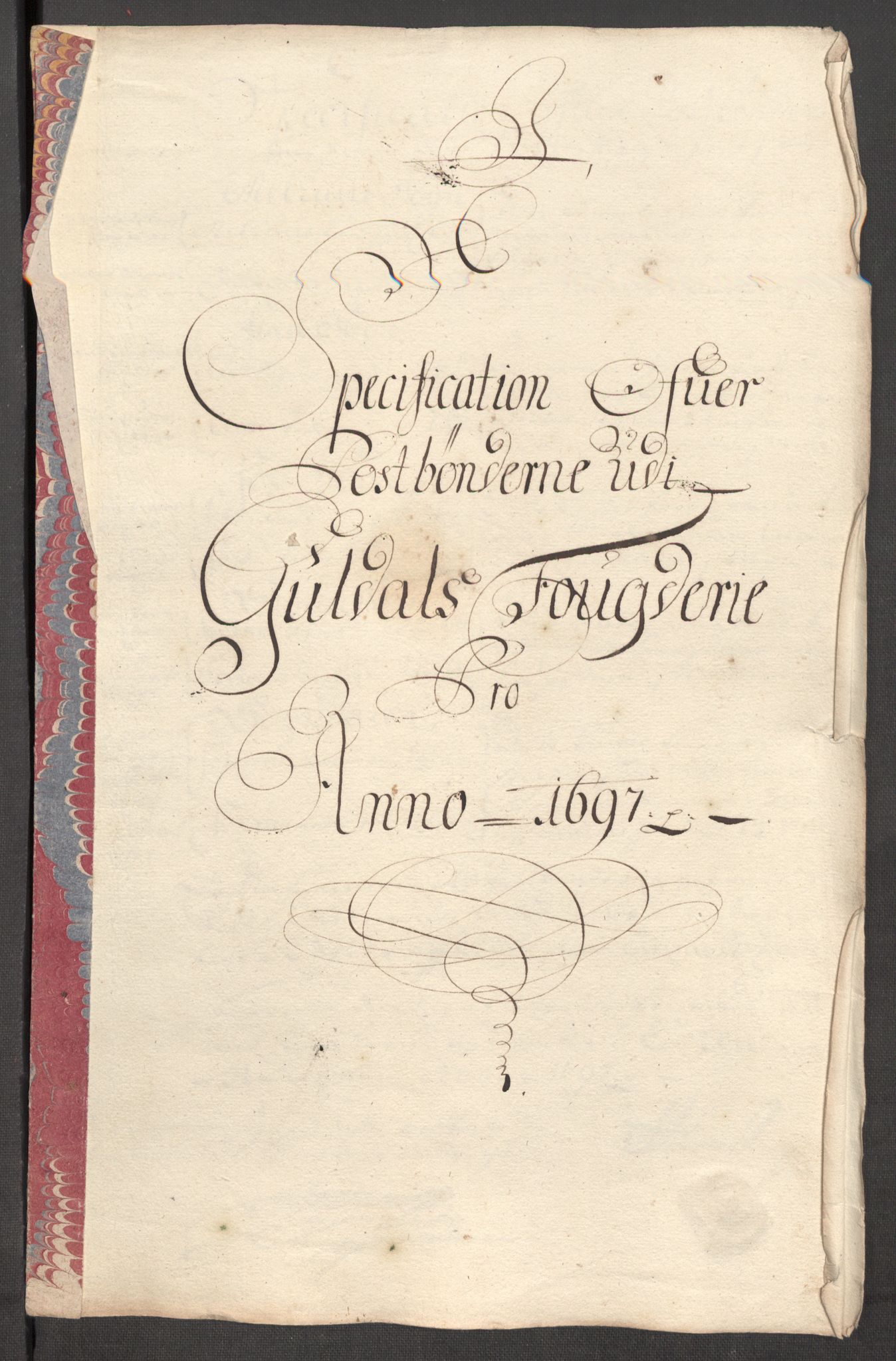 Rentekammeret inntil 1814, Reviderte regnskaper, Fogderegnskap, AV/RA-EA-4092/R60/L3947: Fogderegnskap Orkdal og Gauldal, 1697, p. 416