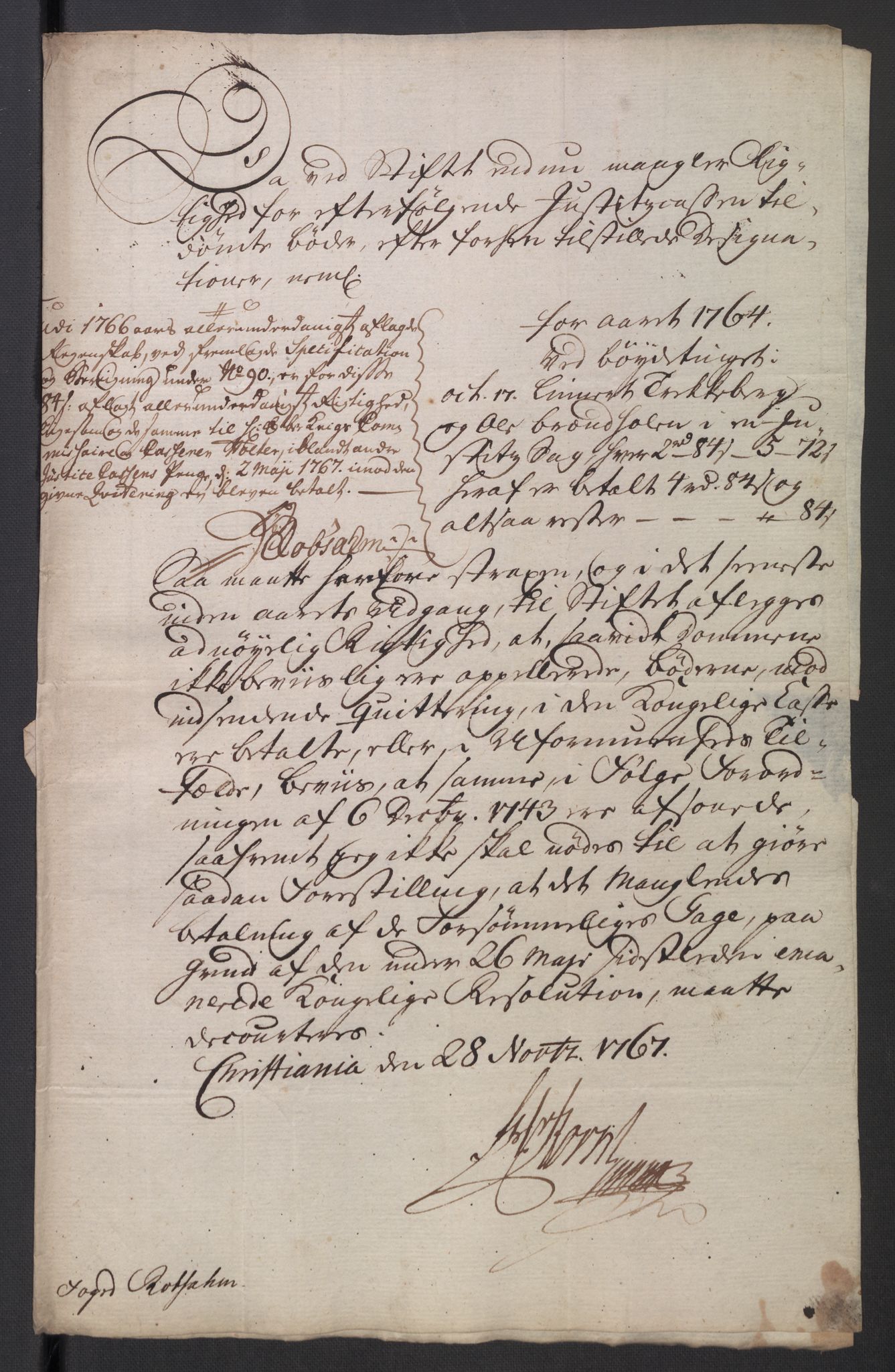 Rentekammeret inntil 1814, Reviderte regnskaper, Mindre regnskaper, AV/RA-EA-4068/Rb/L0014: Opplands amt, 1771-1779, p. 989