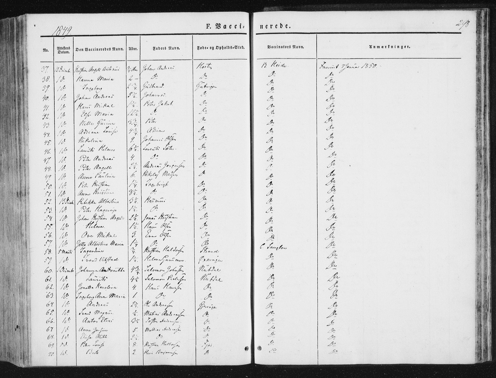 Ministerialprotokoller, klokkerbøker og fødselsregistre - Nord-Trøndelag, AV/SAT-A-1458/780/L0640: Parish register (official) no. 780A05, 1845-1856, p. 298