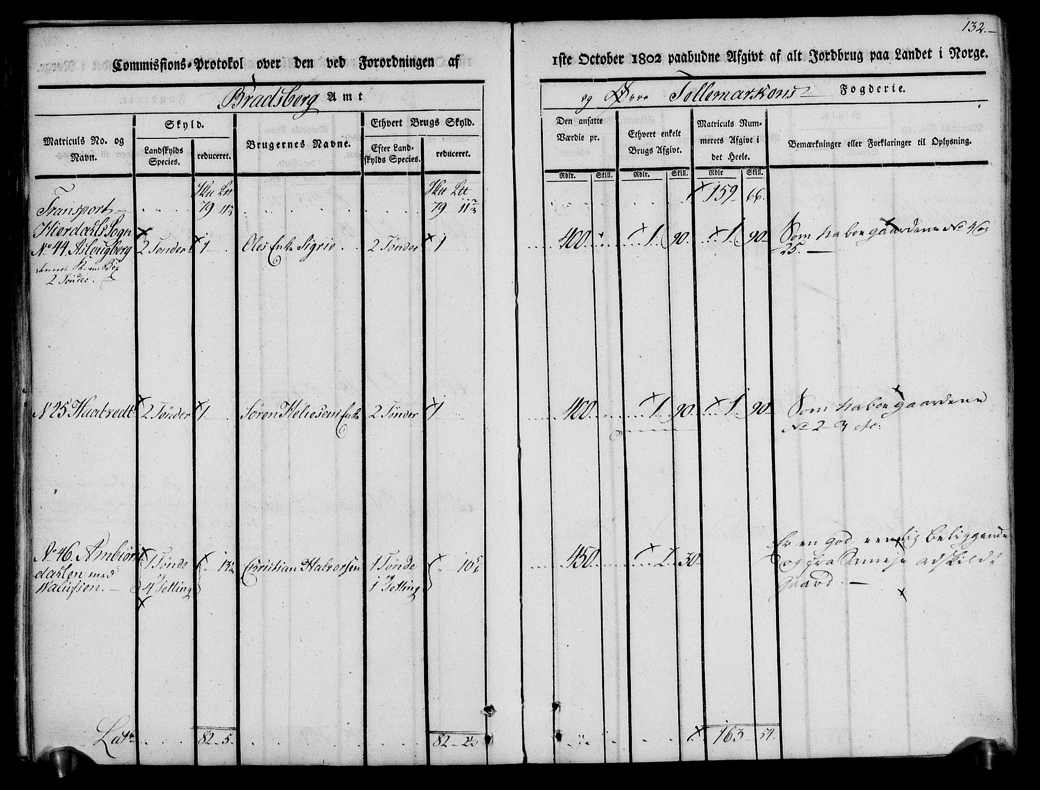 Rentekammeret inntil 1814, Realistisk ordnet avdeling, AV/RA-EA-4070/N/Ne/Nea/L0074: Øvre Telemarken fogderi. Kommisjonsprotokoll for fogderiets østre del - Tinn, Hjartdal og Seljord prestegjeld., 1803, p. 132