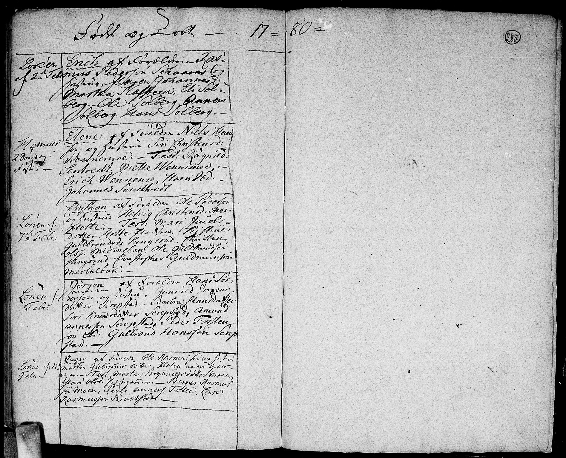 Høland prestekontor Kirkebøker, AV/SAO-A-10346a/F/Fa/L0004: Parish register (official) no. I 4, 1757-1780, p. 285