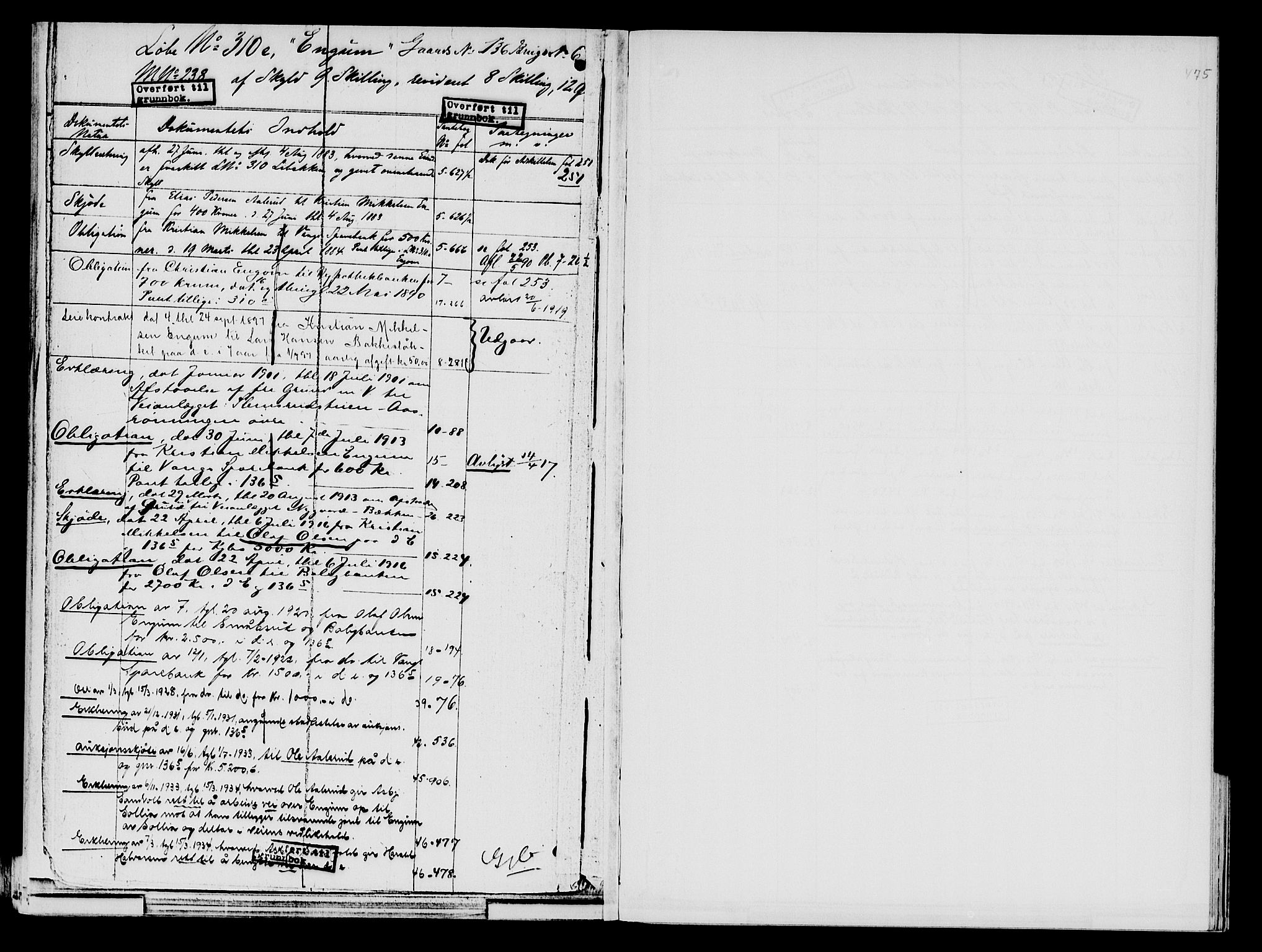 Nord-Hedmark sorenskriveri, SAH/TING-012/H/Ha/Had/Hade/L0001B: Mortgage register no. 4.1b, 1871-1940, p. 475