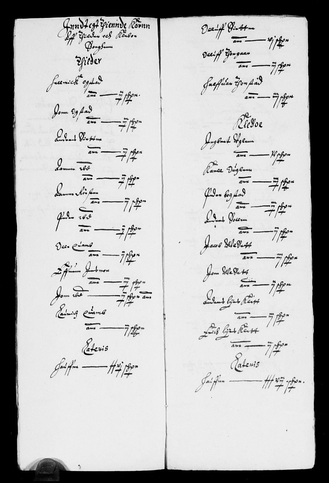 Rentekammeret inntil 1814, Reviderte regnskaper, Lensregnskaper, AV/RA-EA-5023/R/Rb/Rbw/L0052: Trondheim len, 1633-1634