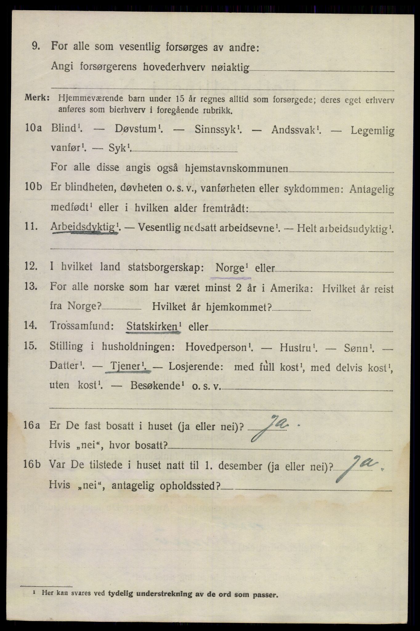 SAKO, 1920 census for Sem, 1920, p. 14382